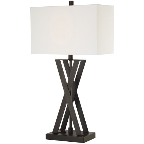 Fonda 30 inch 100.00 watt Dark Bronze Table Lamp Portable Light