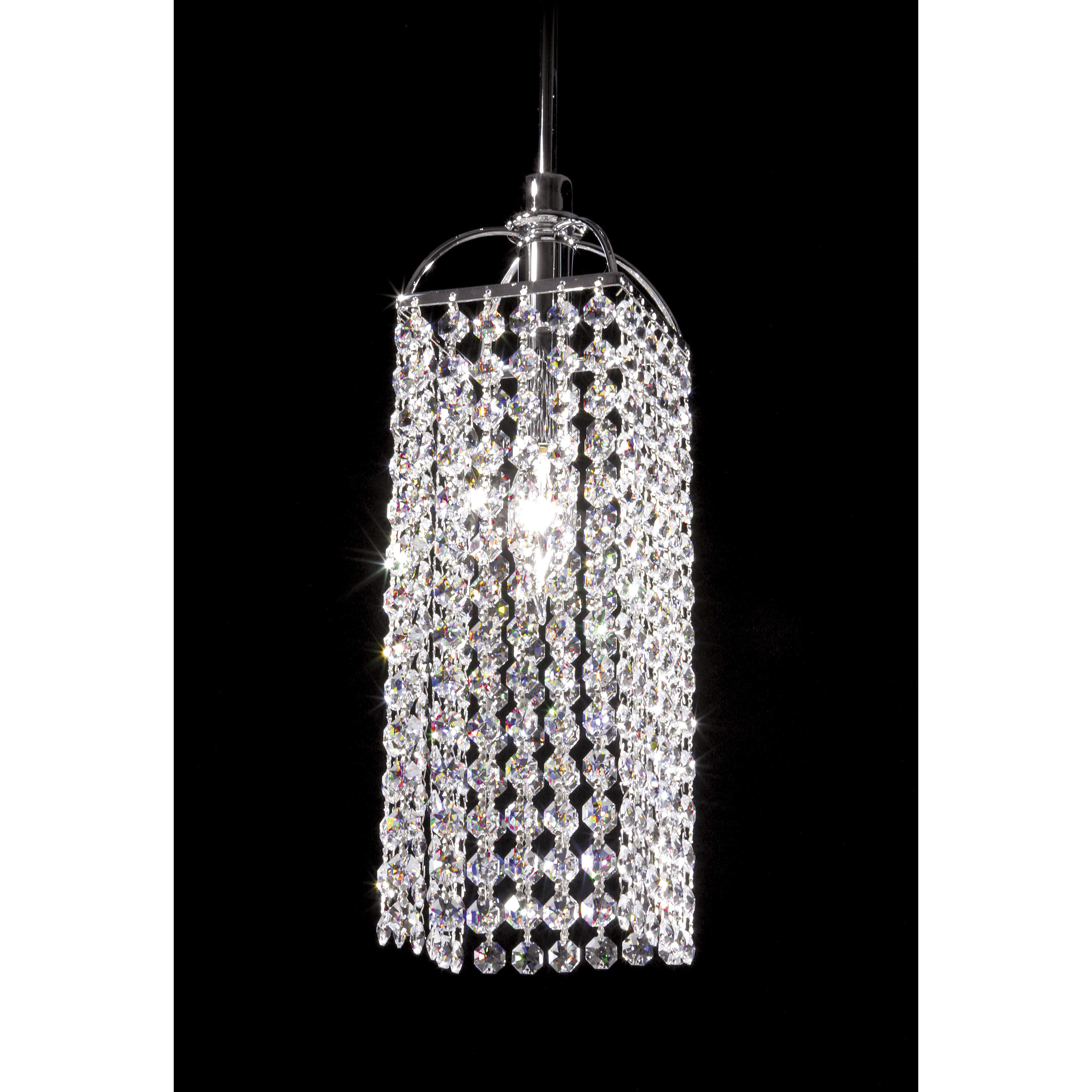 Tekno Mini 1 Light 6 inch Silver Chandelier Ceiling Light
