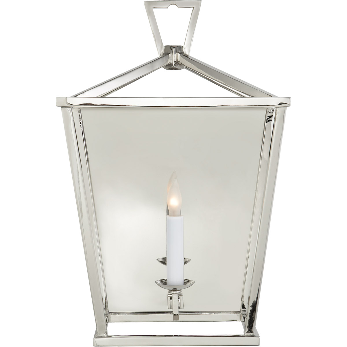 Chapman & Myers Darlana 1 Light 17 inch Polished Nickel Wall Lantern
