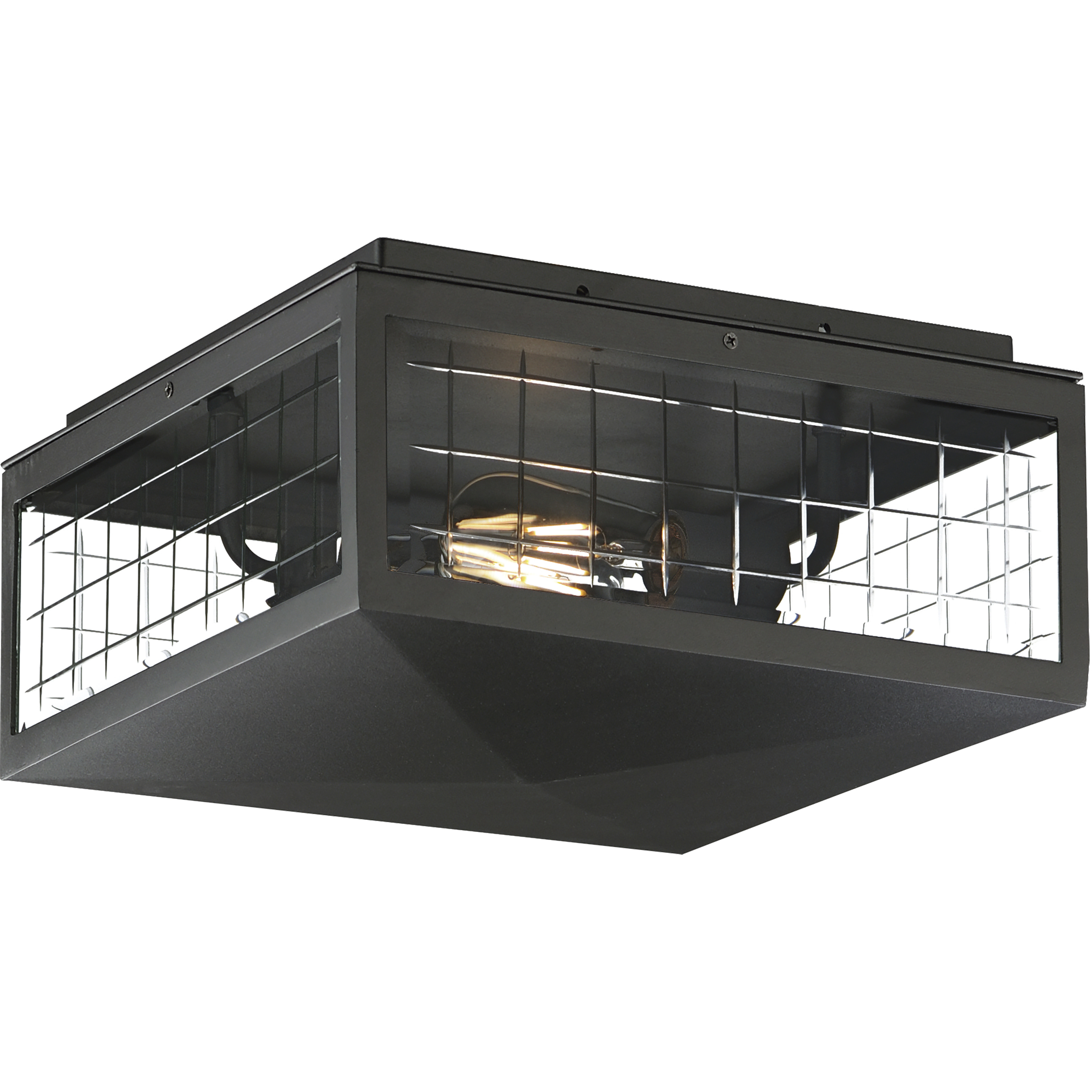 Magnus 6.25 inch 60 watt Black Outdoor Deck Lantern