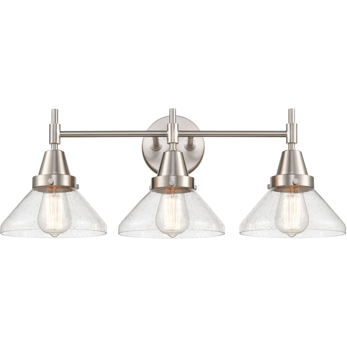 Caden 3 Light 26 inch Satin Nickel Bath Vanity Light Wall Light