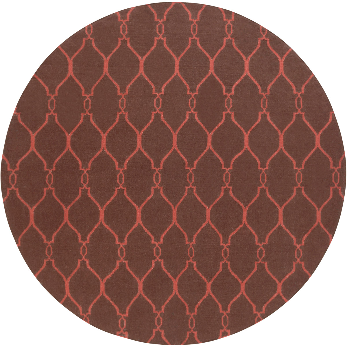 Fallon 96 X 96 inch Camel, Bright Red Rug