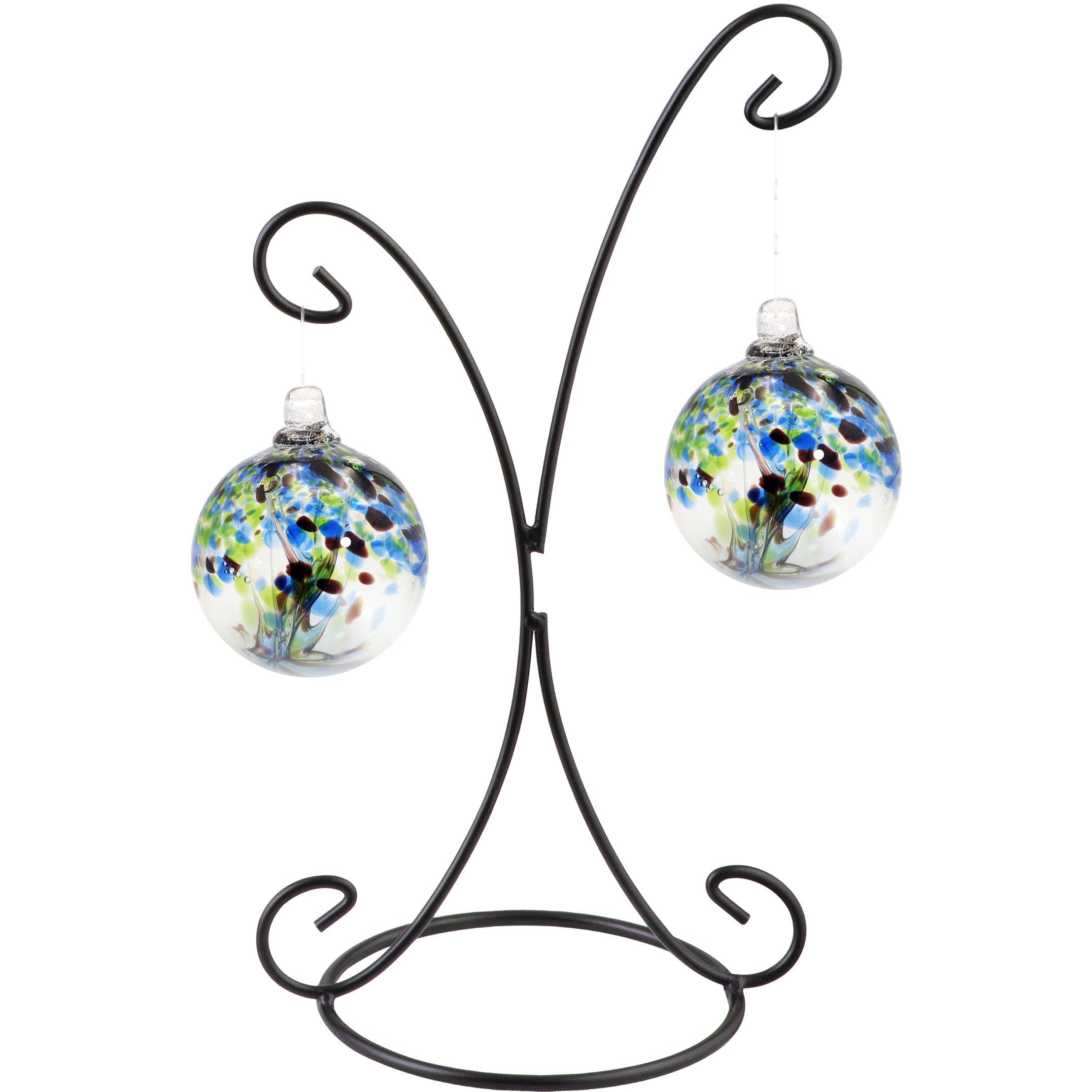 Tree Of Life Multi-color Art Glass Orb