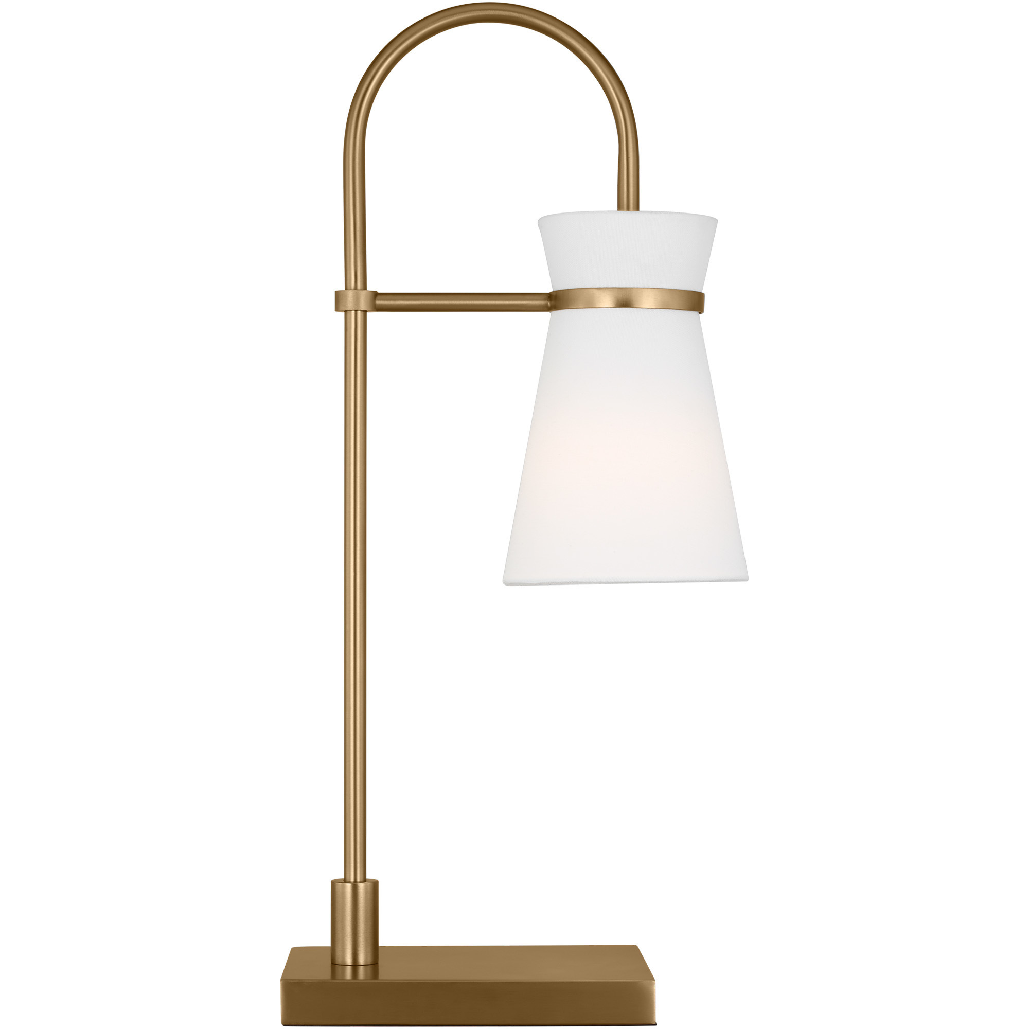 Drew & Jonathan Binx 23 inch 9 watt Satin Brass Table Lamp Portable Light