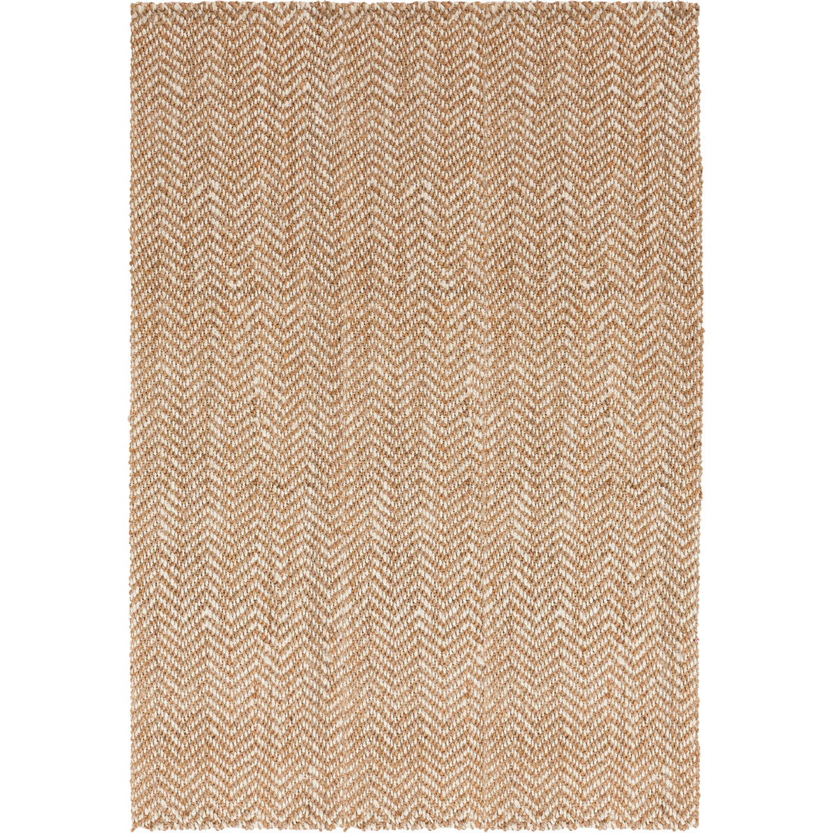 Reeds 63 X 39 inch Tan/Cream Rugs, Jute
