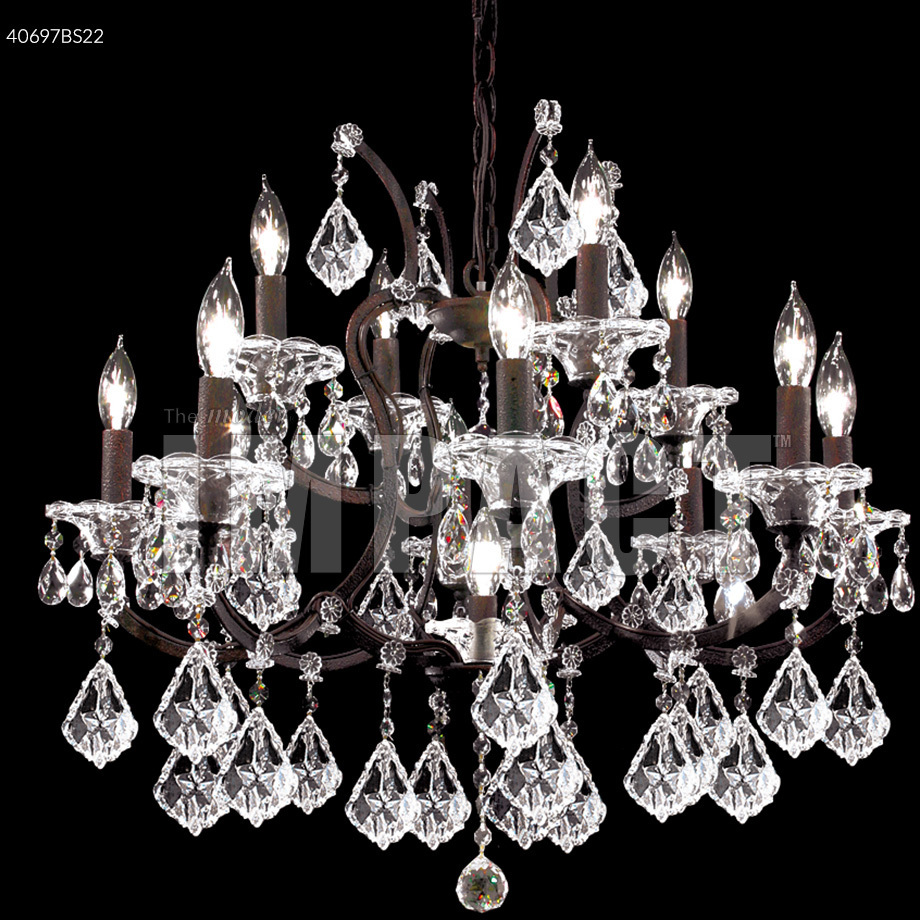 Cosenza 12 Light 27 inch Burnt Sienna Chandelier Ceiling Light