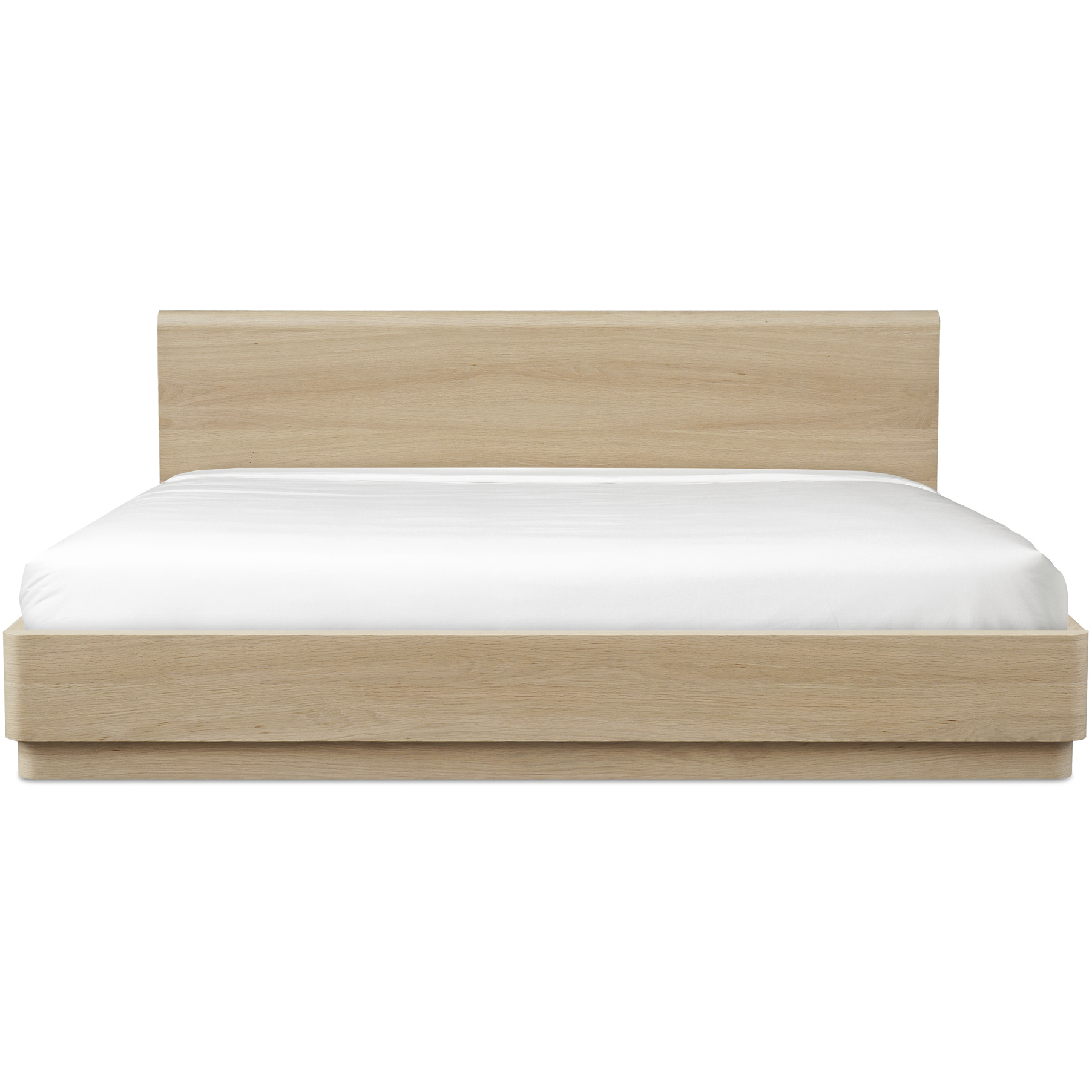 Round Off Brown Bed, Queen