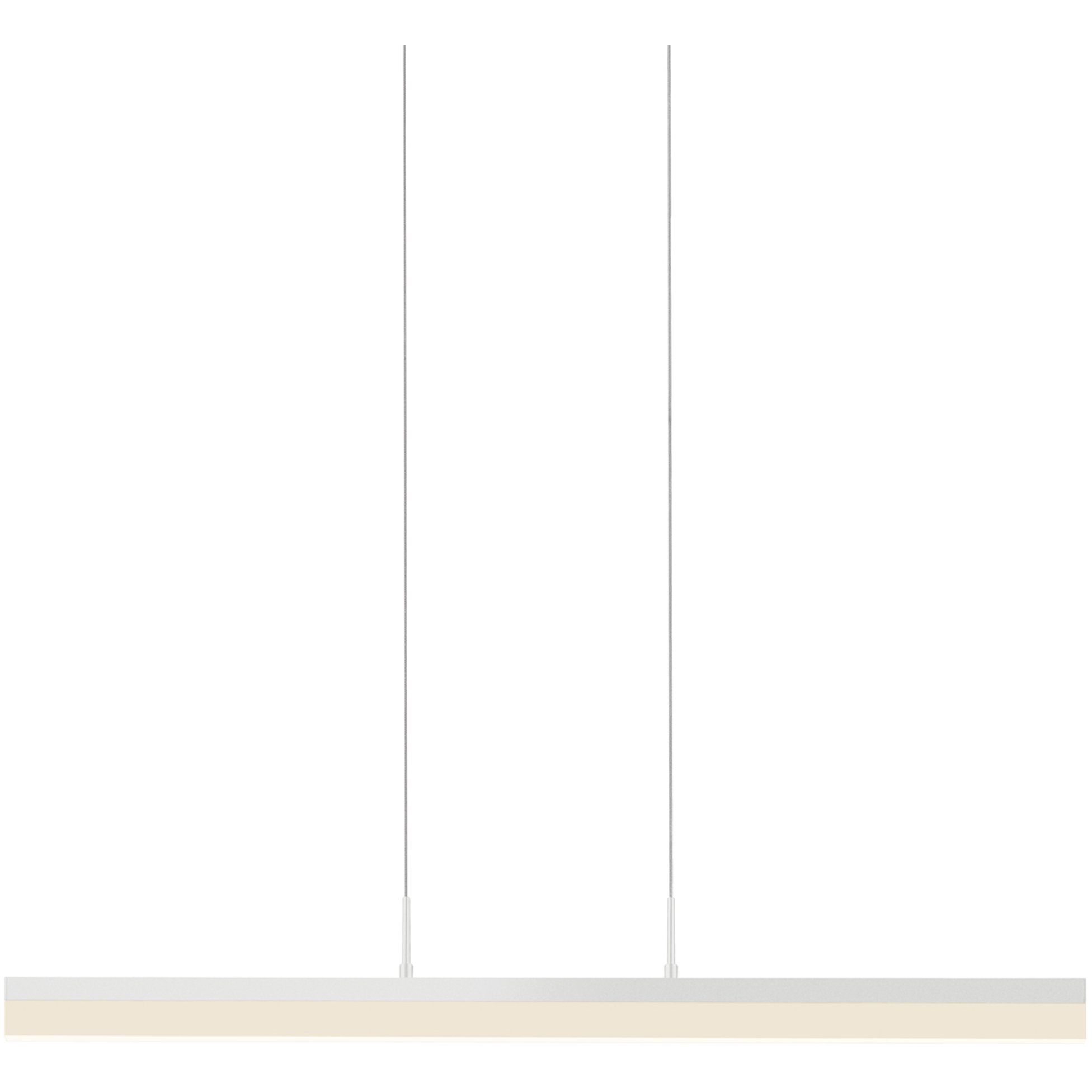 Stiletto LED 32.5 inch Satin White Pendant Ceiling Light in Standard Suspension