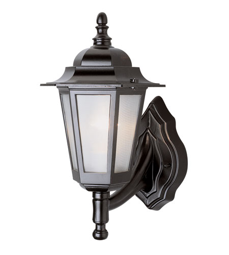Alexander 1 Light 15 inch Black Outdoor Wall Lantern
