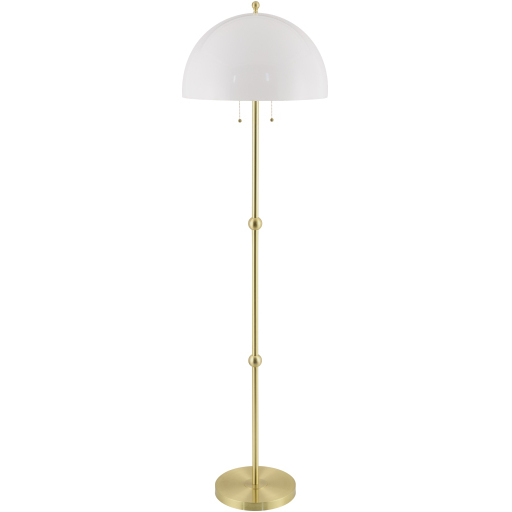 Starlux 65 inch 60 watt Plated Accent Floor Lamp Portable Light