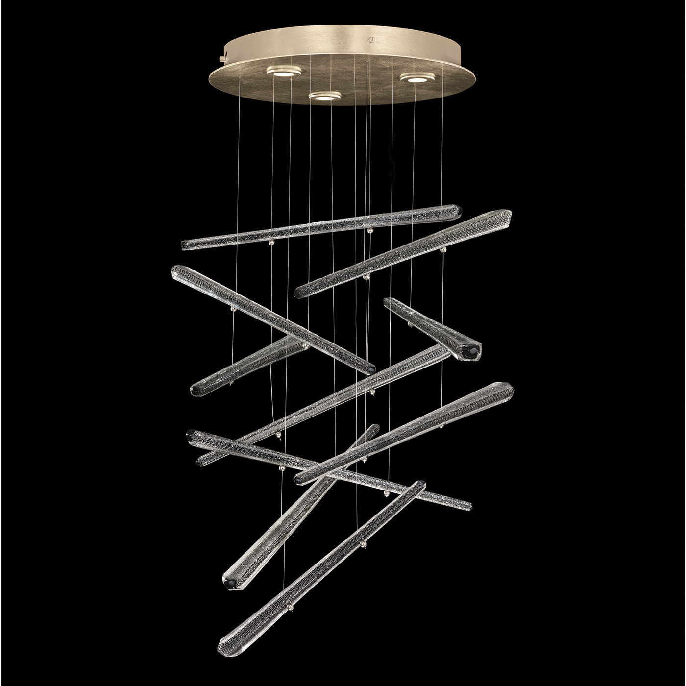 Elevate 3 Light 23 inch Gold Pendant Ceiling Light
