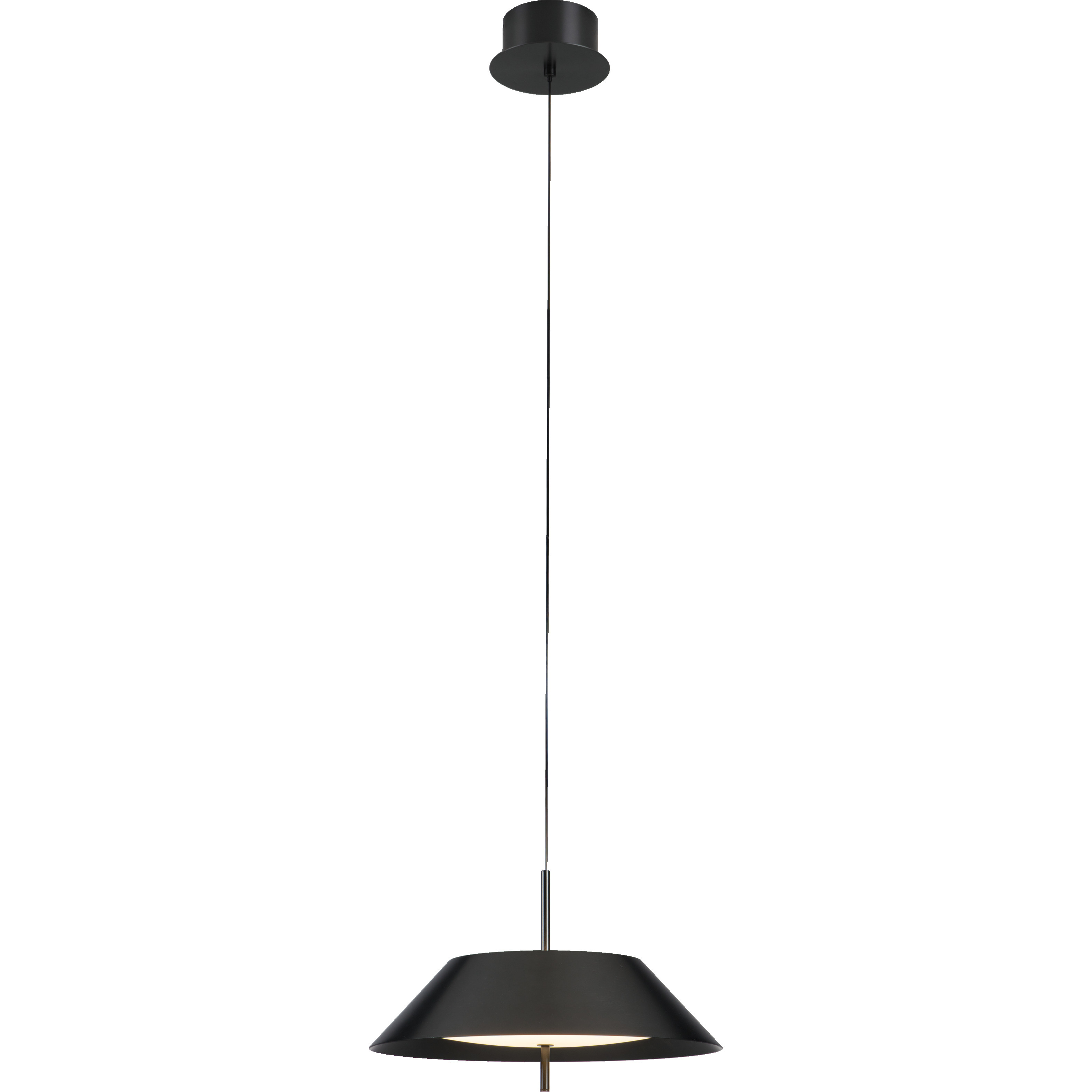 Elena LED 15.7 inch Satin Dark Gray Pendant Ceiling Light
