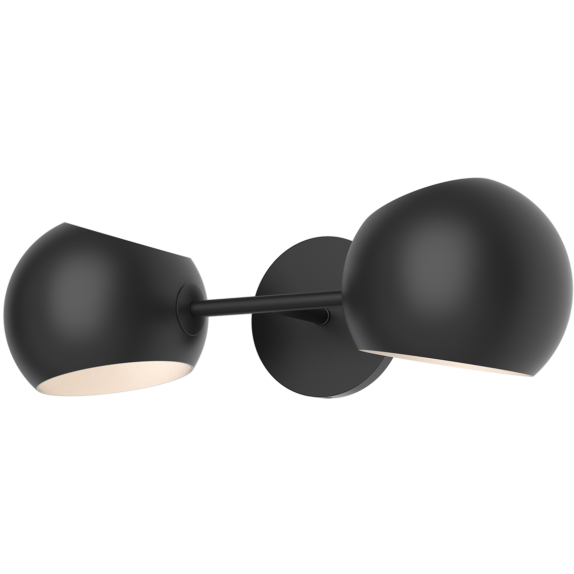 Alora Mood Willow 2 Light 16.75 inch Matte Black Wall/Vanity Light Wall Light