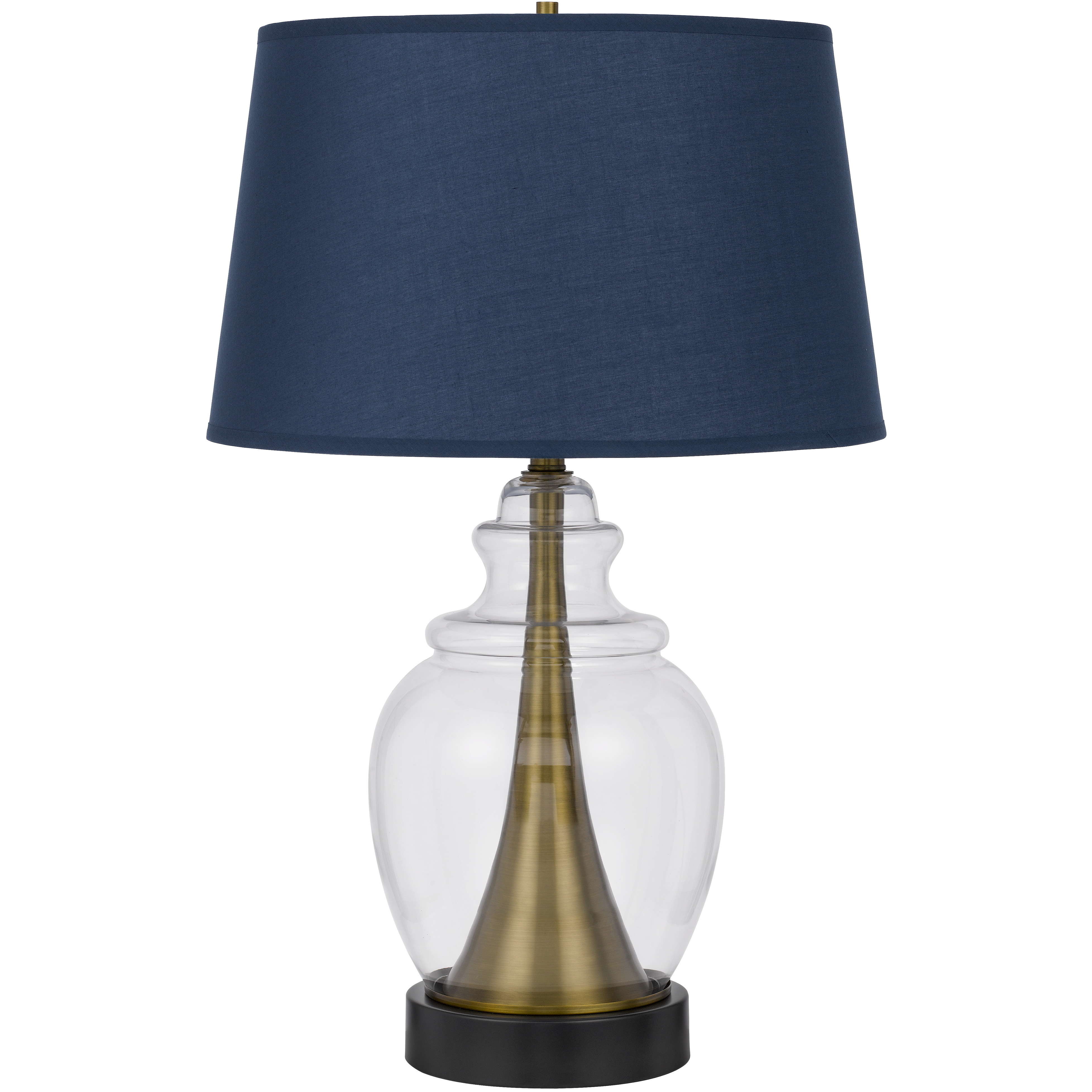 Cupola 30 inch 150.00 watt Antique Brass Table Lamp Portable Light