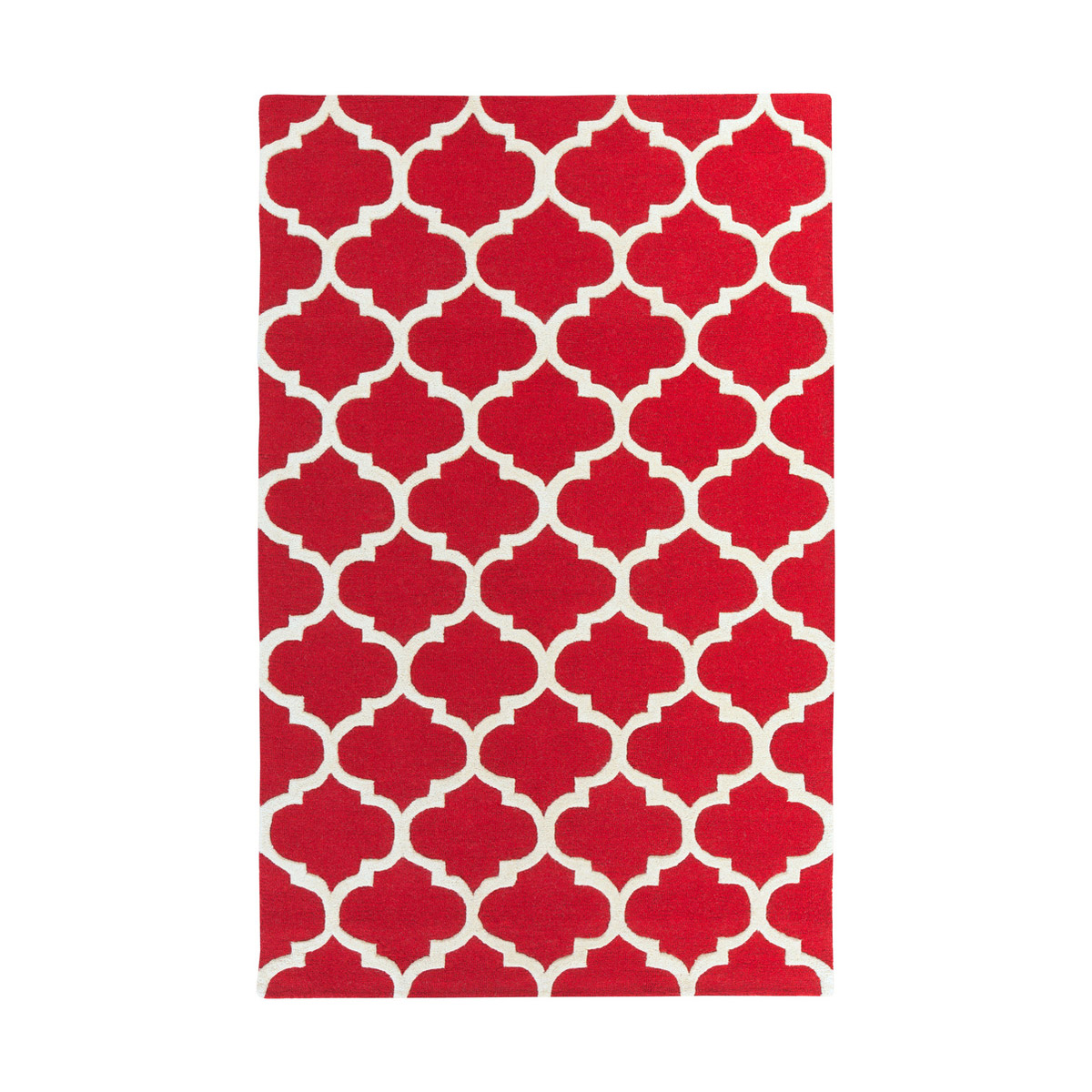 Pollack 144 X 27 inch Bright Red Indoor Runner, Runner