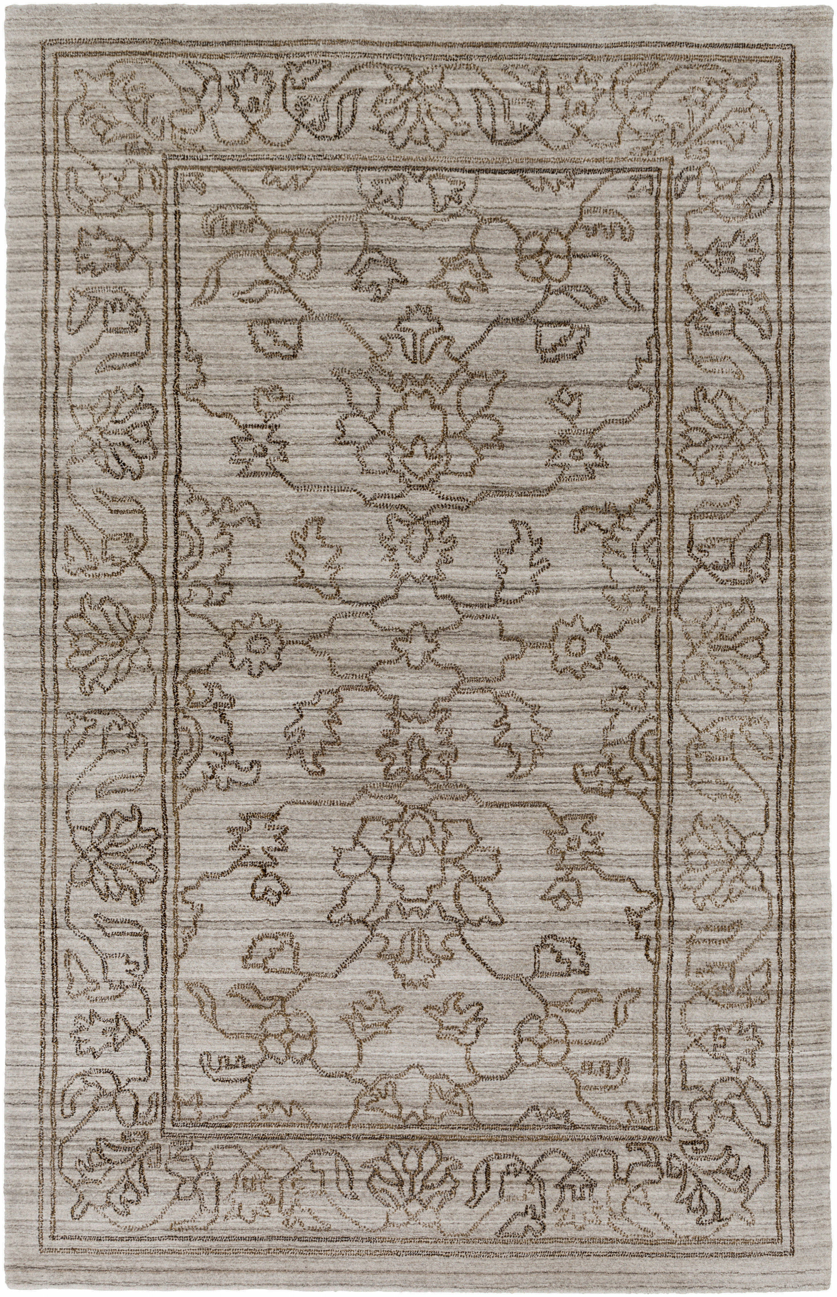 Estelle 168 X 120 inch Light Gray Rug, Rectangle