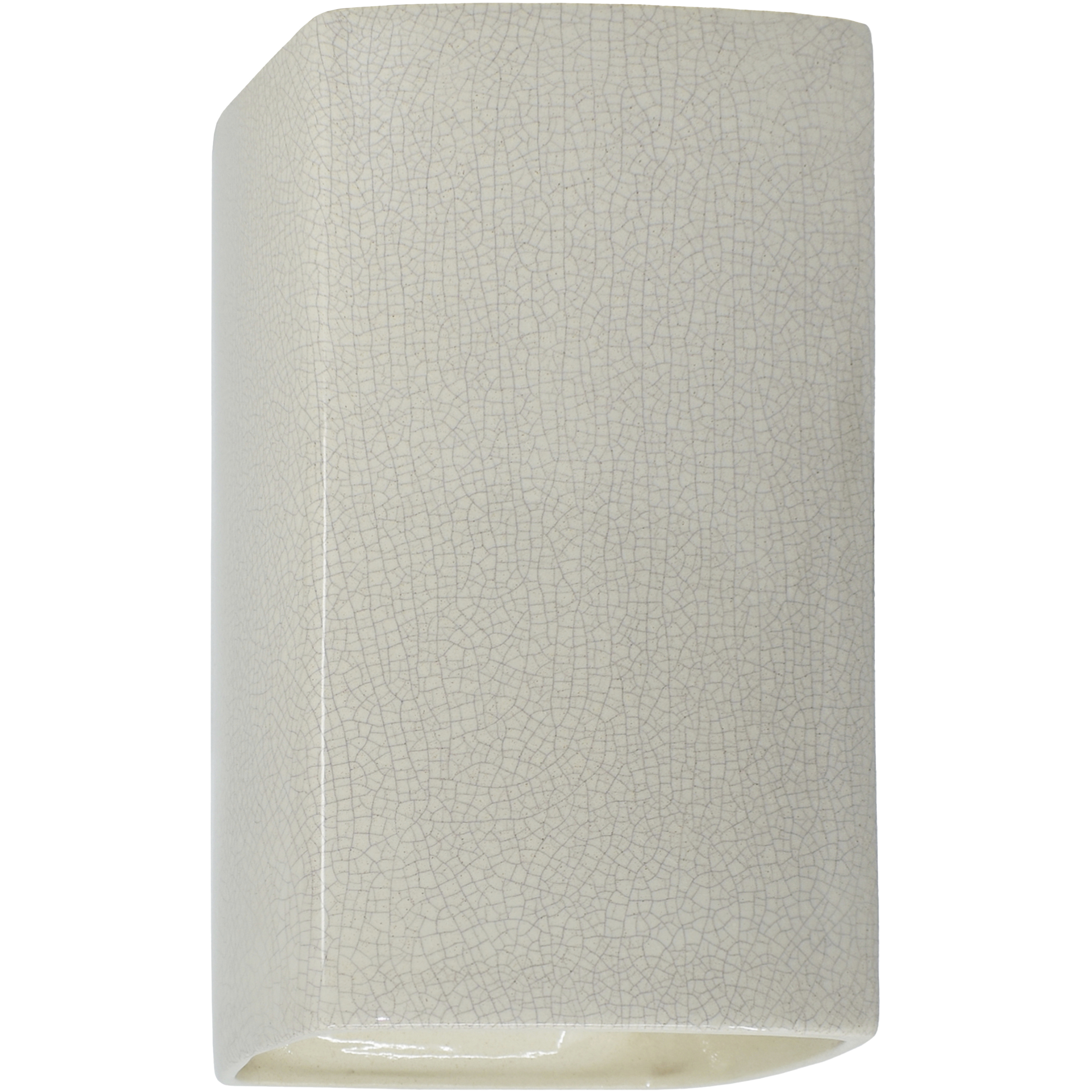 Ambiance Collection LED 13.5 inch White Crackle Outdoor Wall Sconce