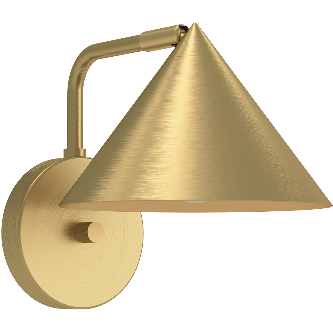 Alora Mood Remy 1 Light 7.75 inch Brushed Gold Wall/Vanity Light Wall Light