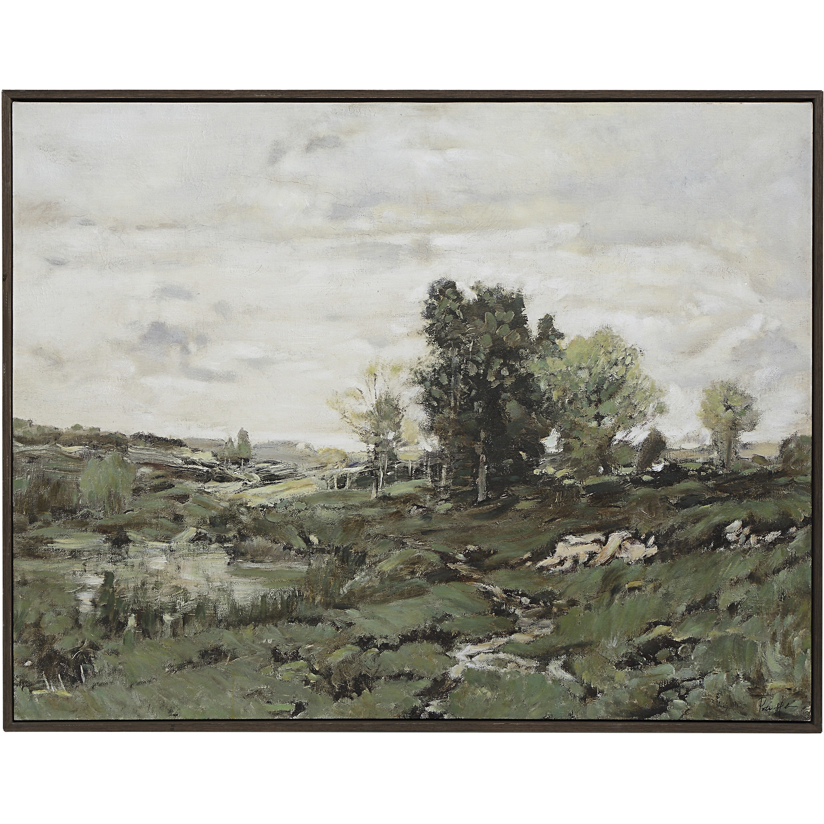 Nature Dark Brown Canvas Art
