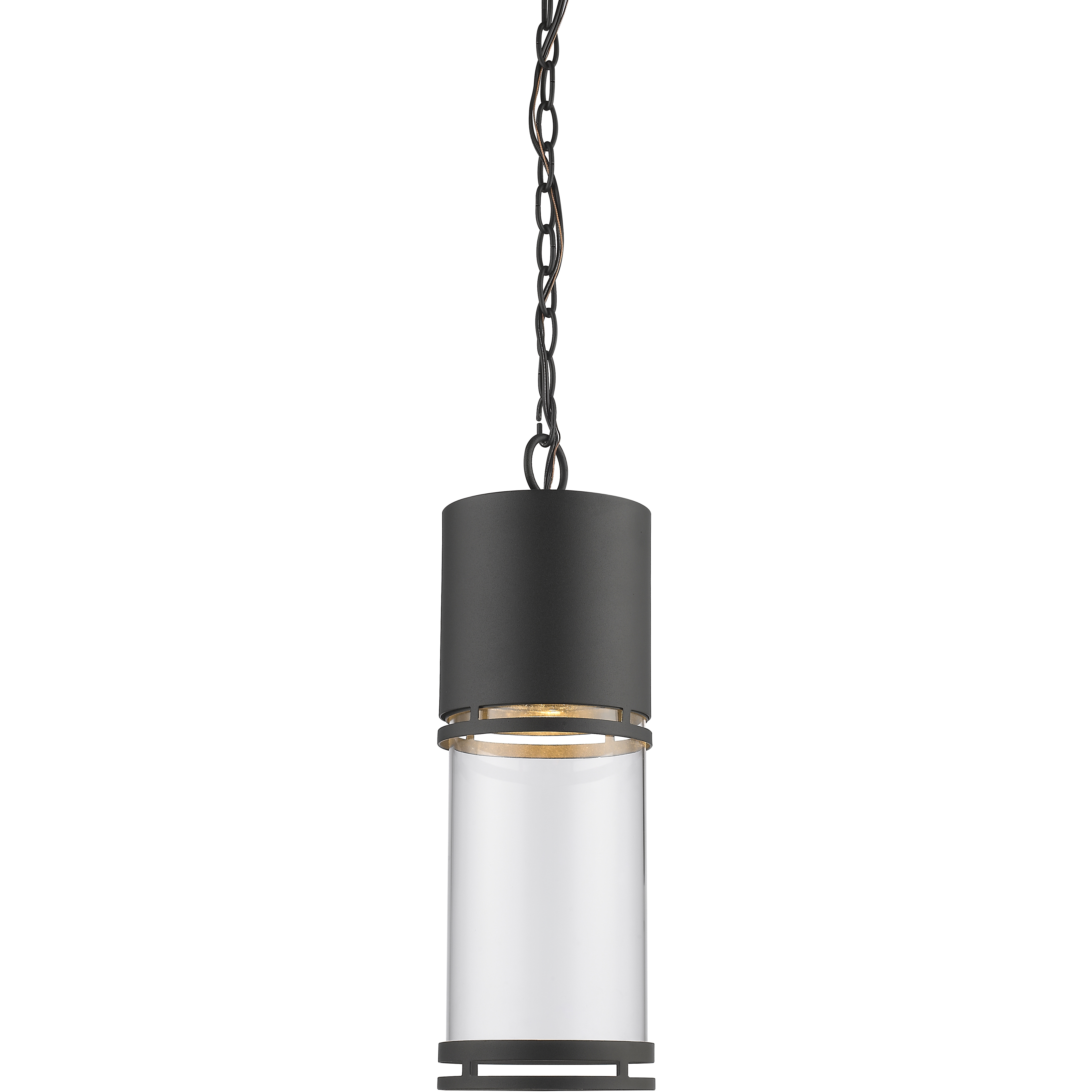 Luminata LED 5.88 inch Black Outdoor Chain Mount Ceiling Fixture