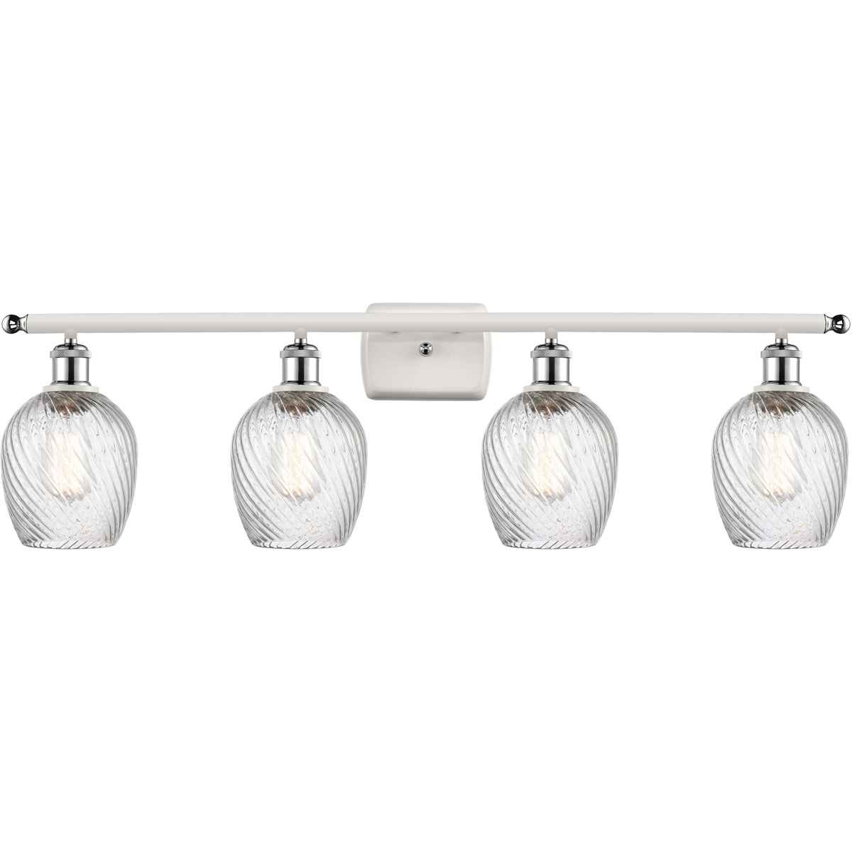 Ballston Salina LED 36 inch White and Polished Chrome Bath Vanity Light Wall Light, Ballston