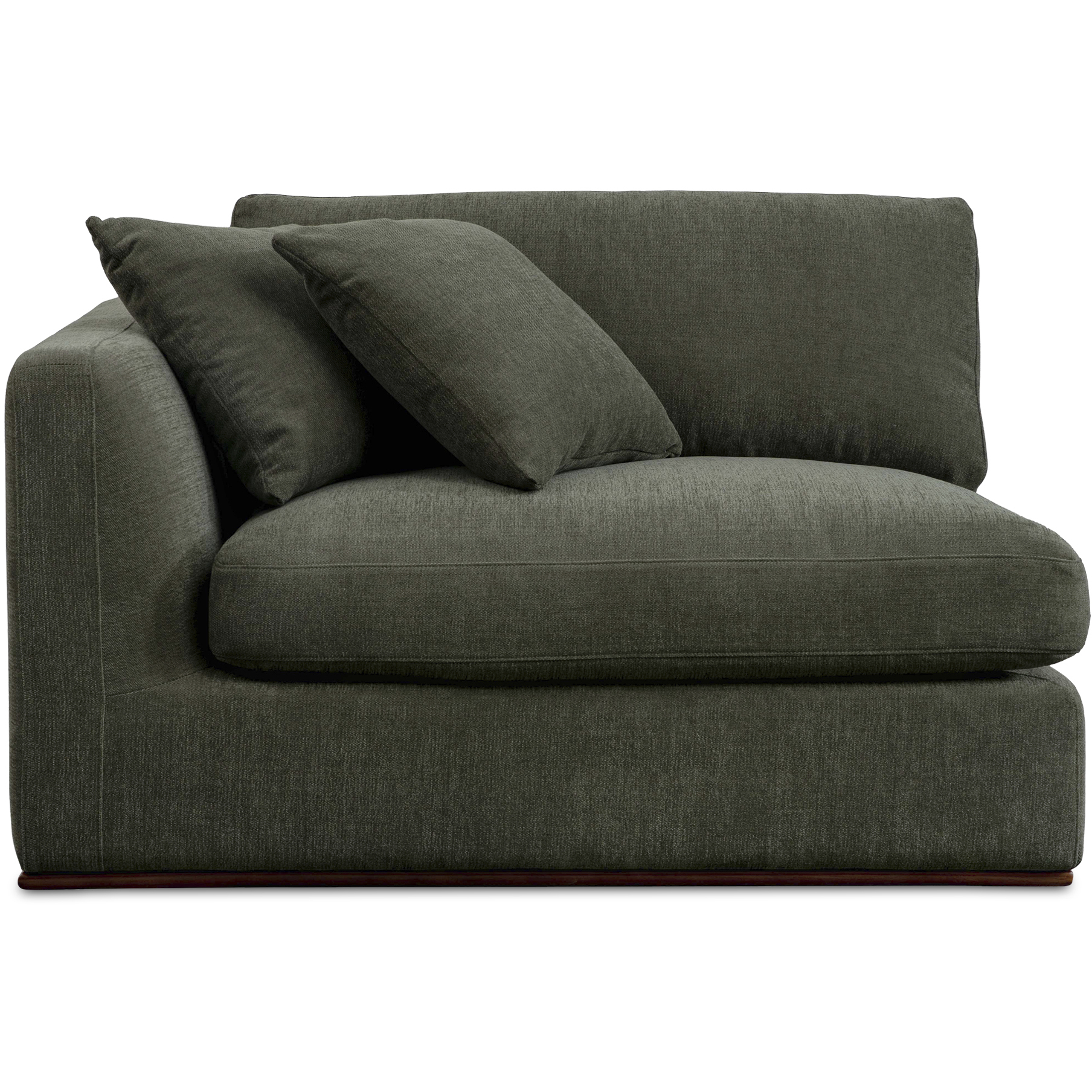 Rue Green Left Arm Facing Chair