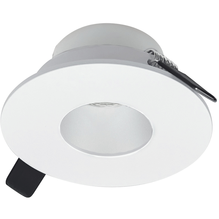 Iolite Can-Less Matte Powder White Recessed Trim