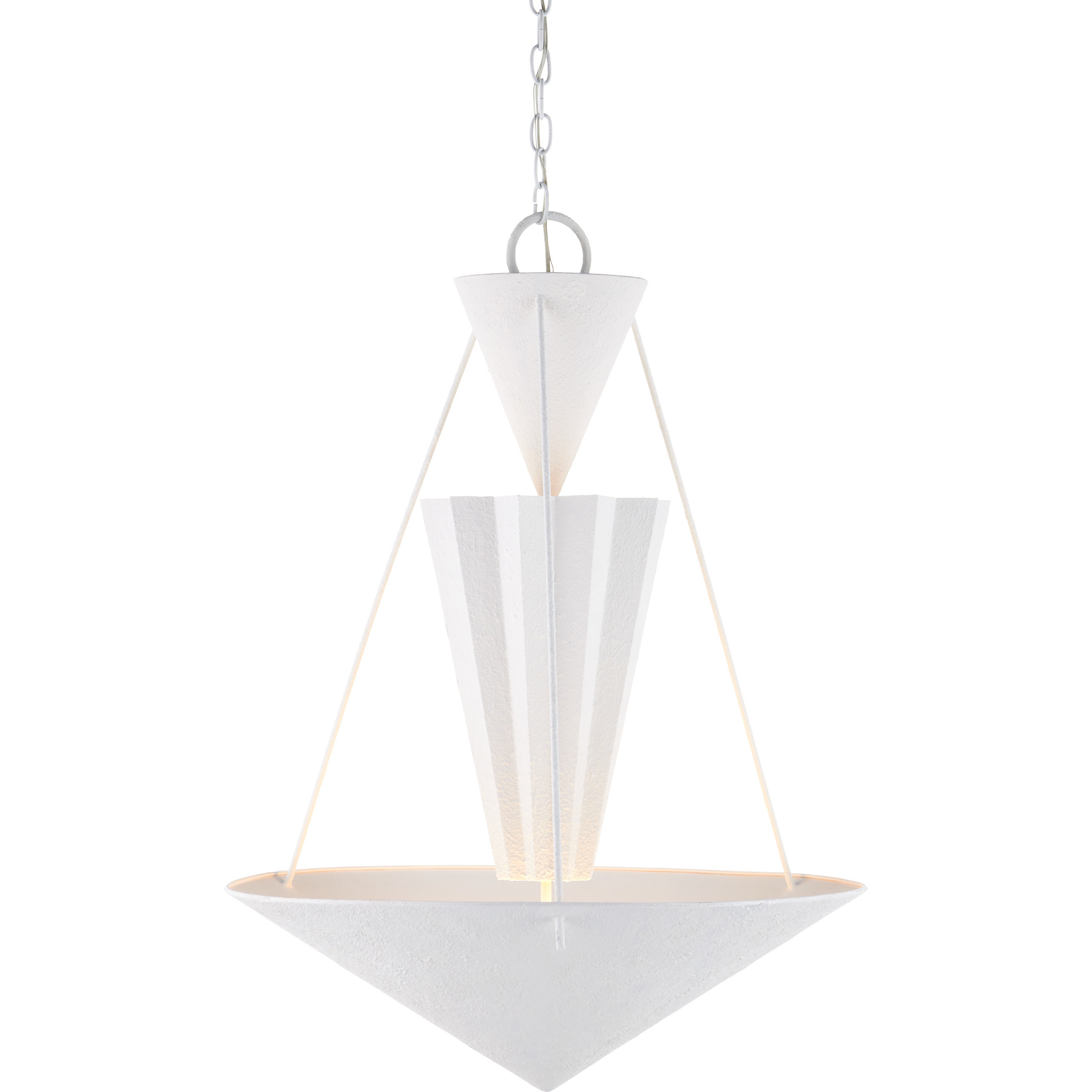 Empyrean LED 24 inch Yeso Blanco Chandelier Ceiling Light