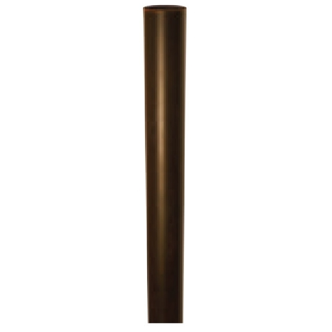 Signature 84 inch Verdigris Patina Brass Post in No Glass