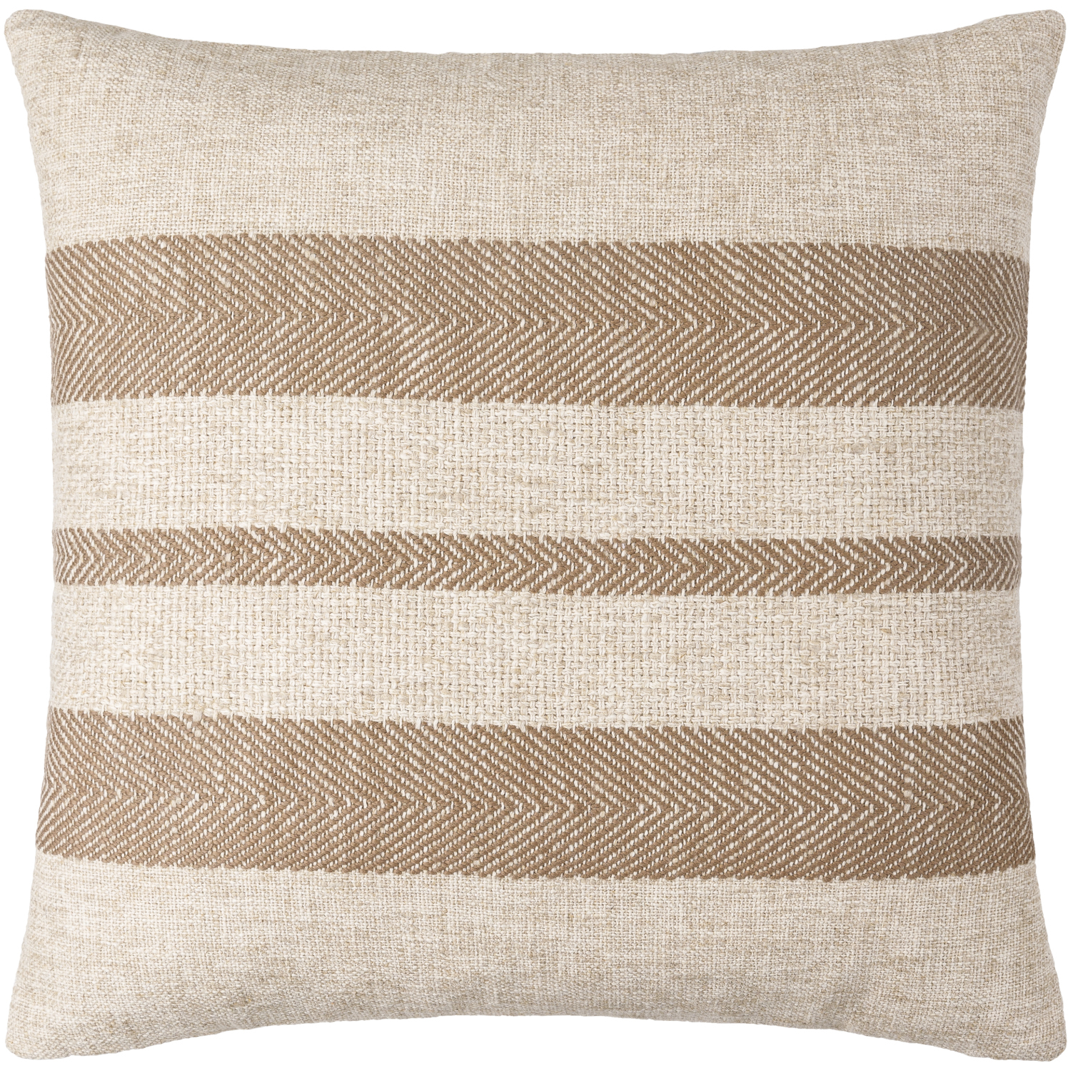 Mobley 18 X 18 inch Light Beige / Brown Accent Pillow