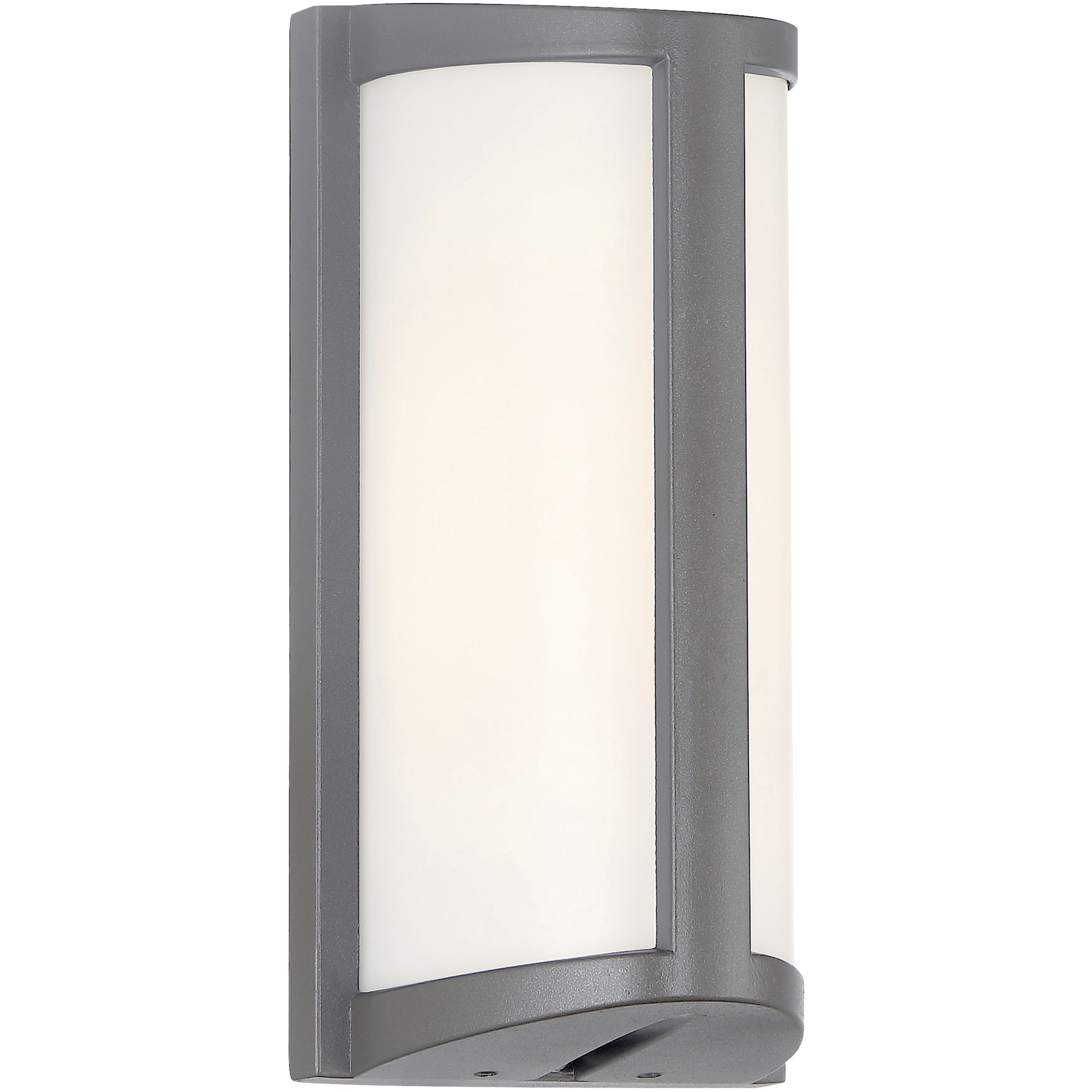 Margate LED 10.25 inch Satin and White Outdoor Wall Sconce
