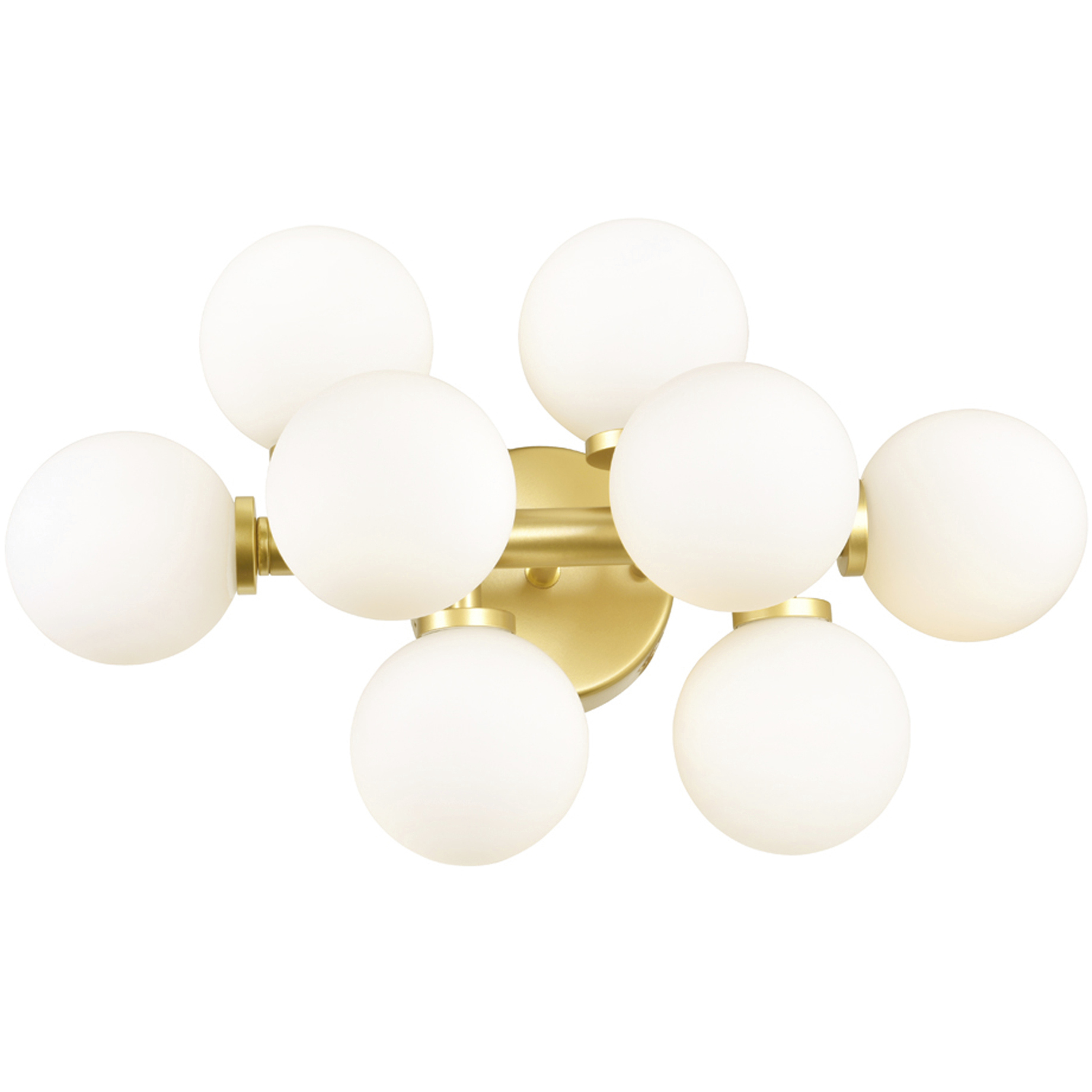 Arya LED 8 inch Satin Gold Wall Light