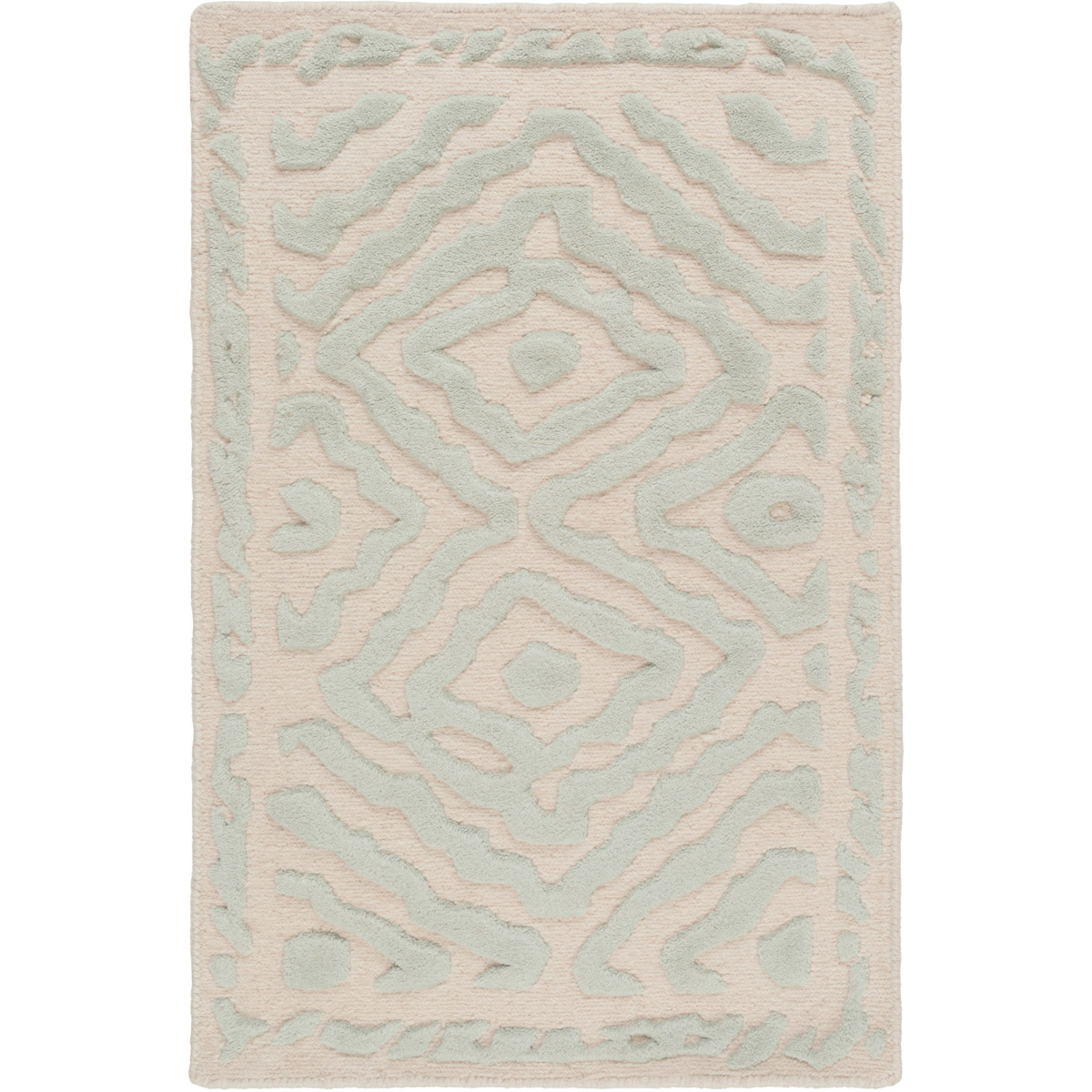 Atlas 36 X 24 inch Seafoam, Beige Rug