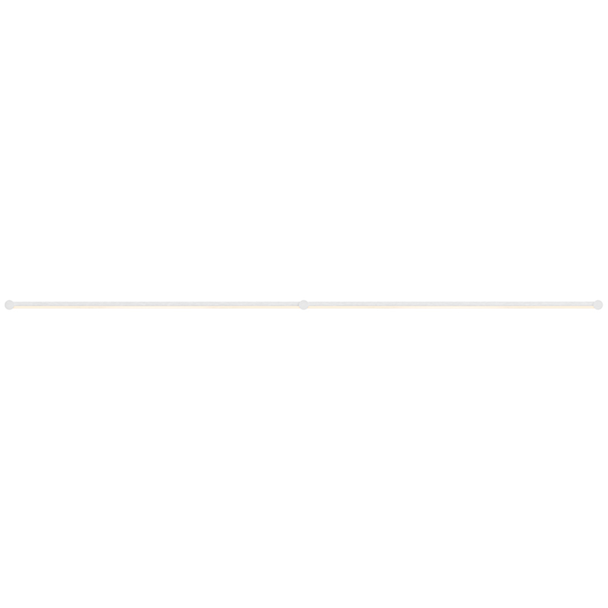 Purolinear 360 LED 73 inch Satin White ADA Wall Bar Light Wall Light