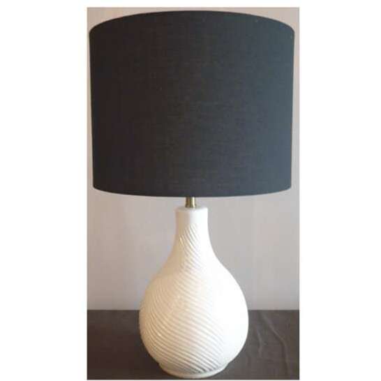 Bejamin 21.5 inch 60 watt White Table Lamp Portable Light