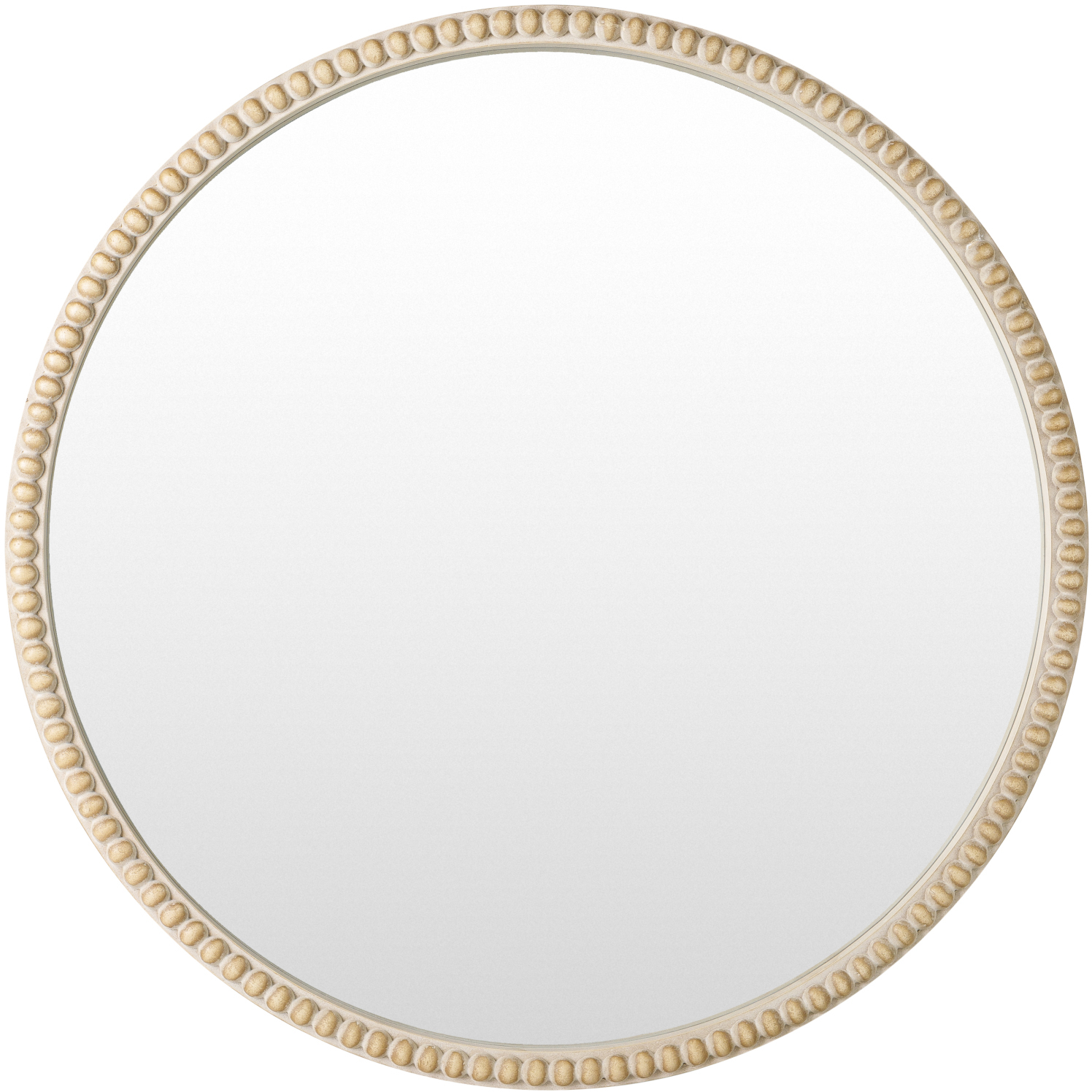 Dwarka 33 X 33 inch Brown Accent Mirror