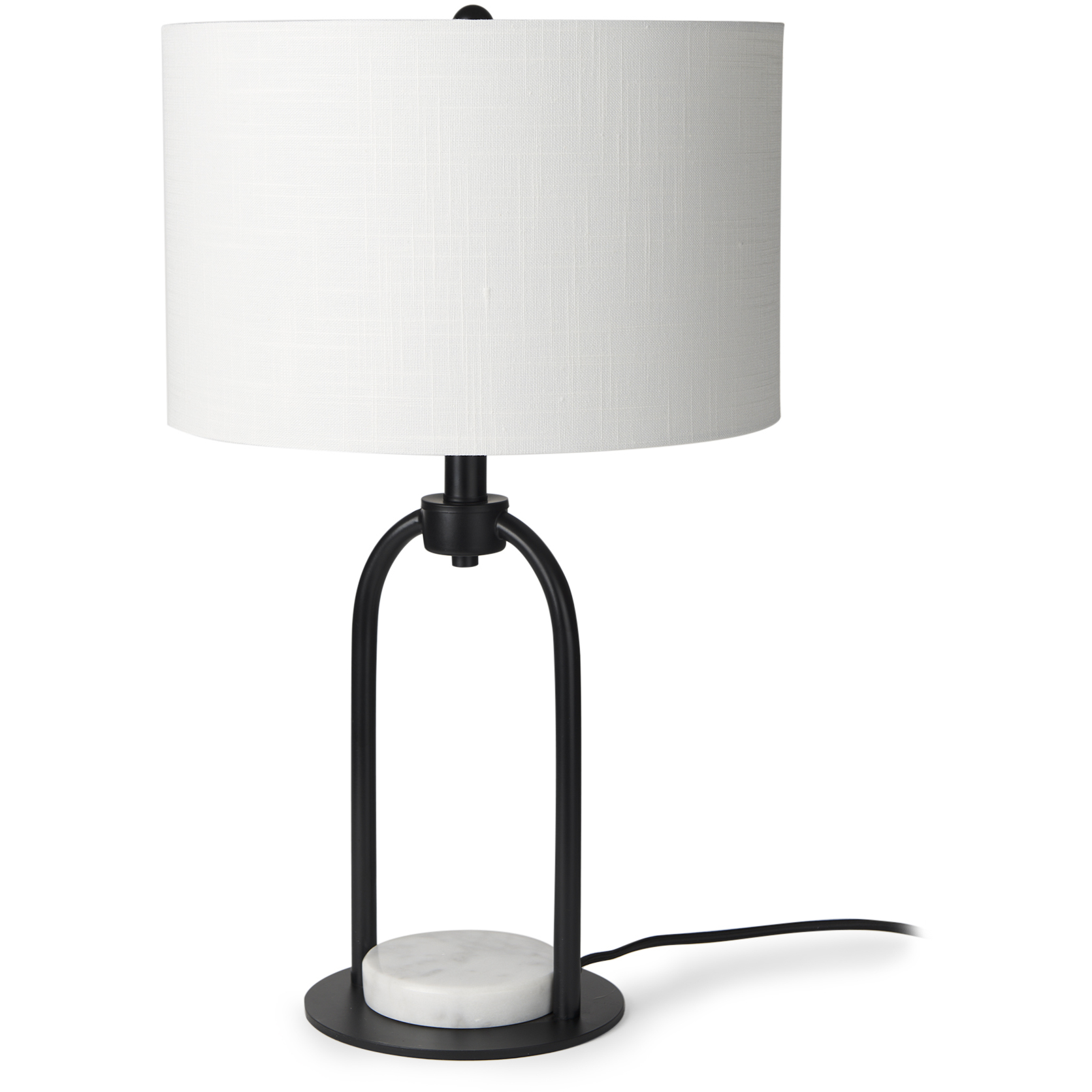 Sarah 22.2 inch Black and White Table Lamp Portable Light
