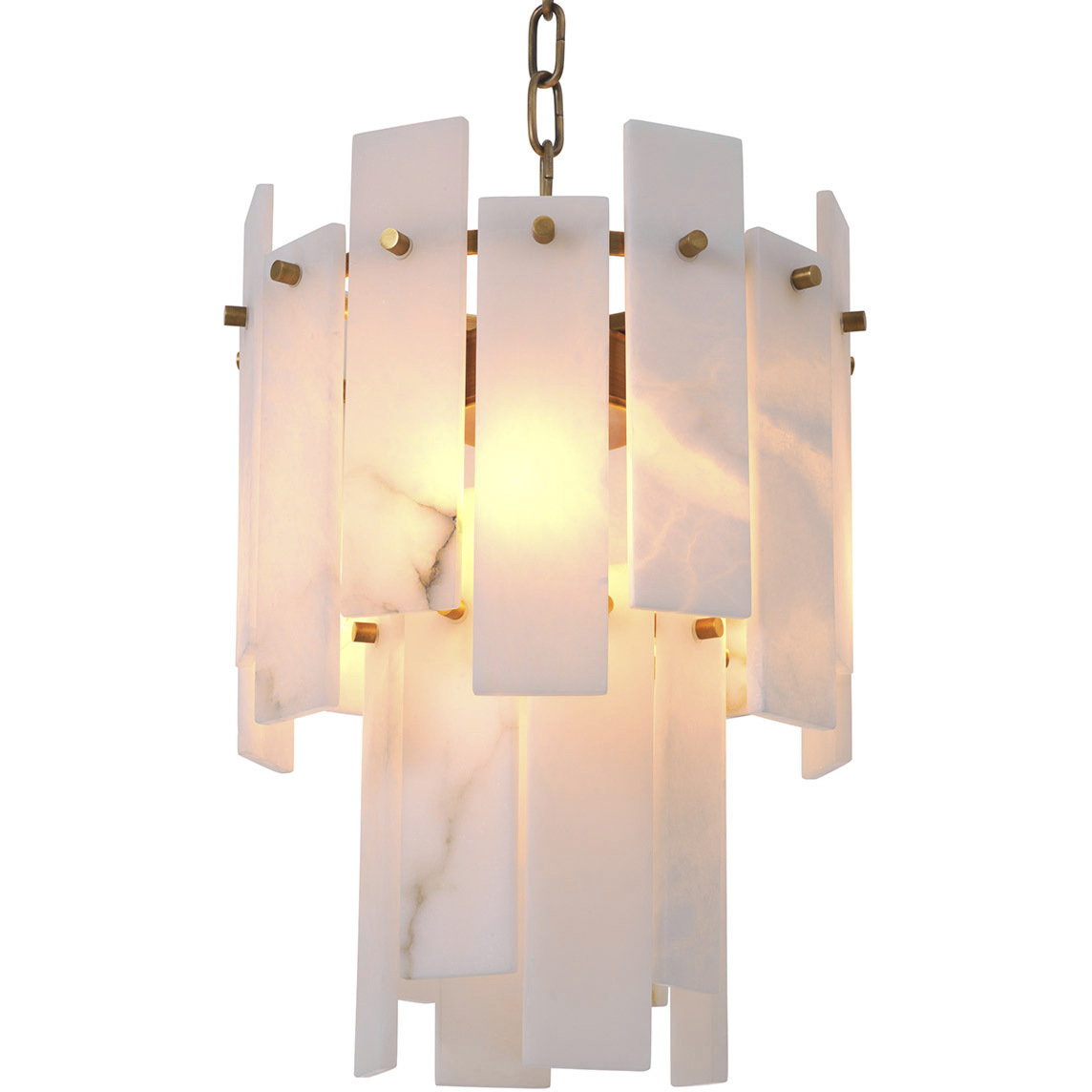 Acevedo 4 Light 12.99 inch Alabaster and Antique Brass Chandelier Ceiling Light
