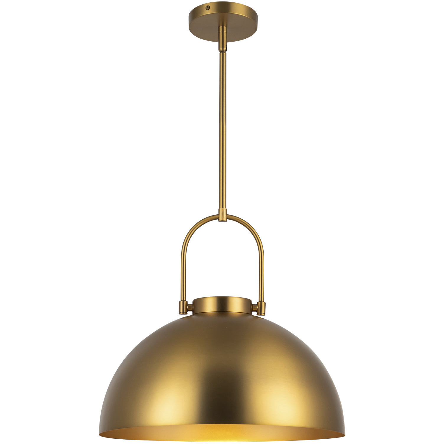 Alora Mood Harper 1 Light 15.75 inch Aged Gold Pendant Ceiling Light