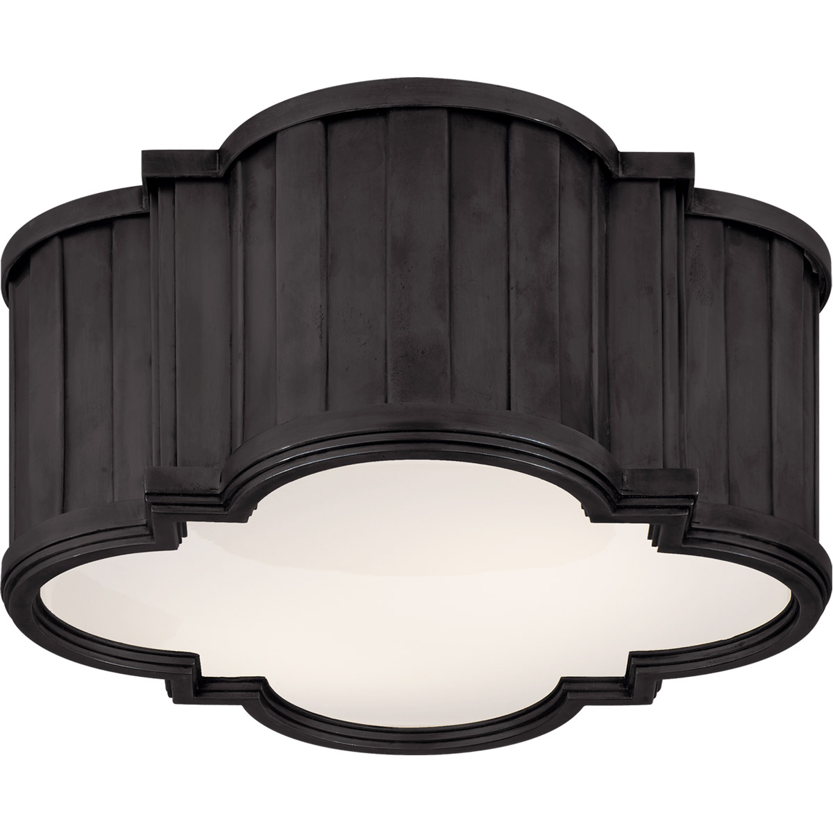 Thomas O'Brien Tilden 2 Light 11.25 inch Bronze Flush Mount Ceiling Light, Small