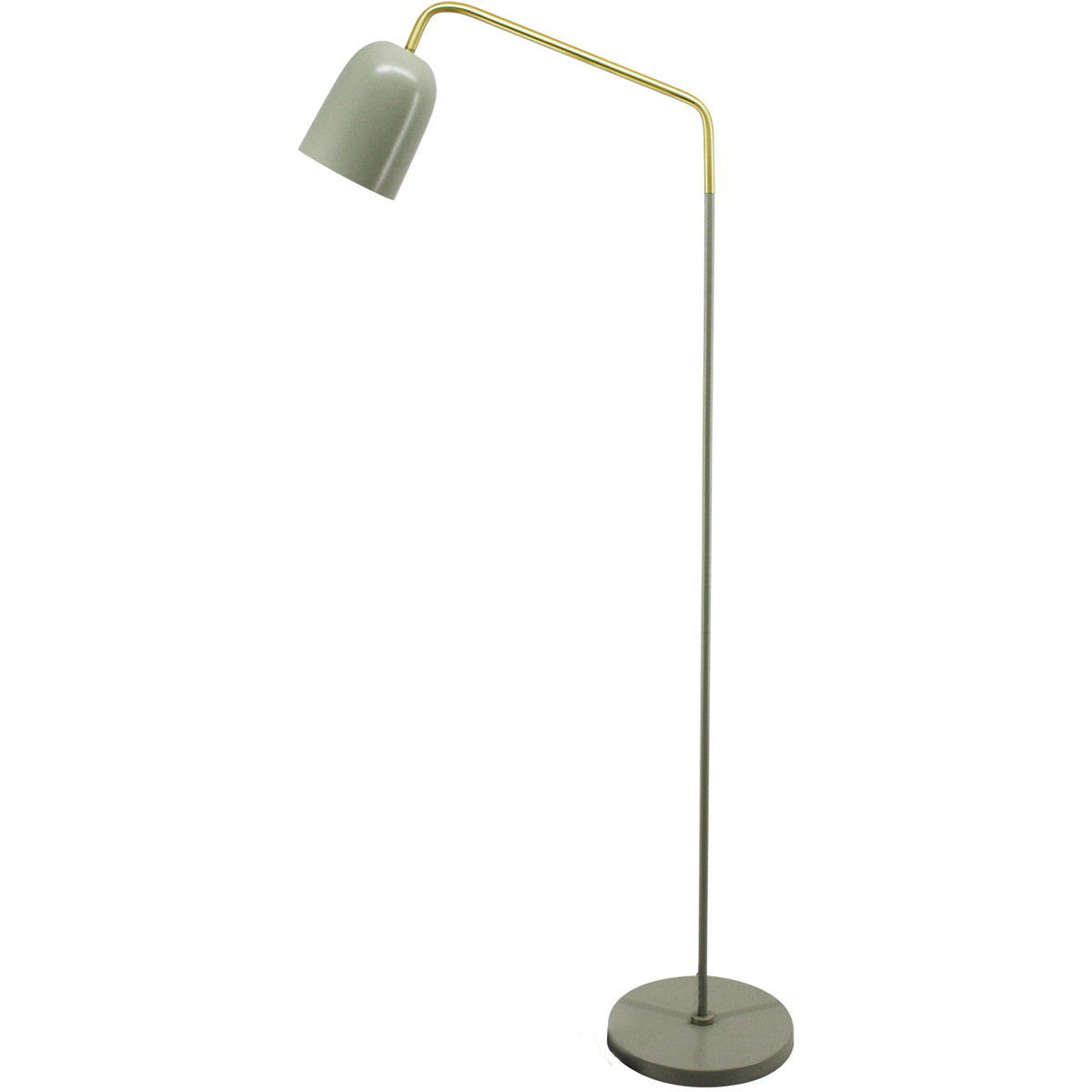 Parker II 64 inch 25 watt Seimens Grey Floor Lamp Portable Light