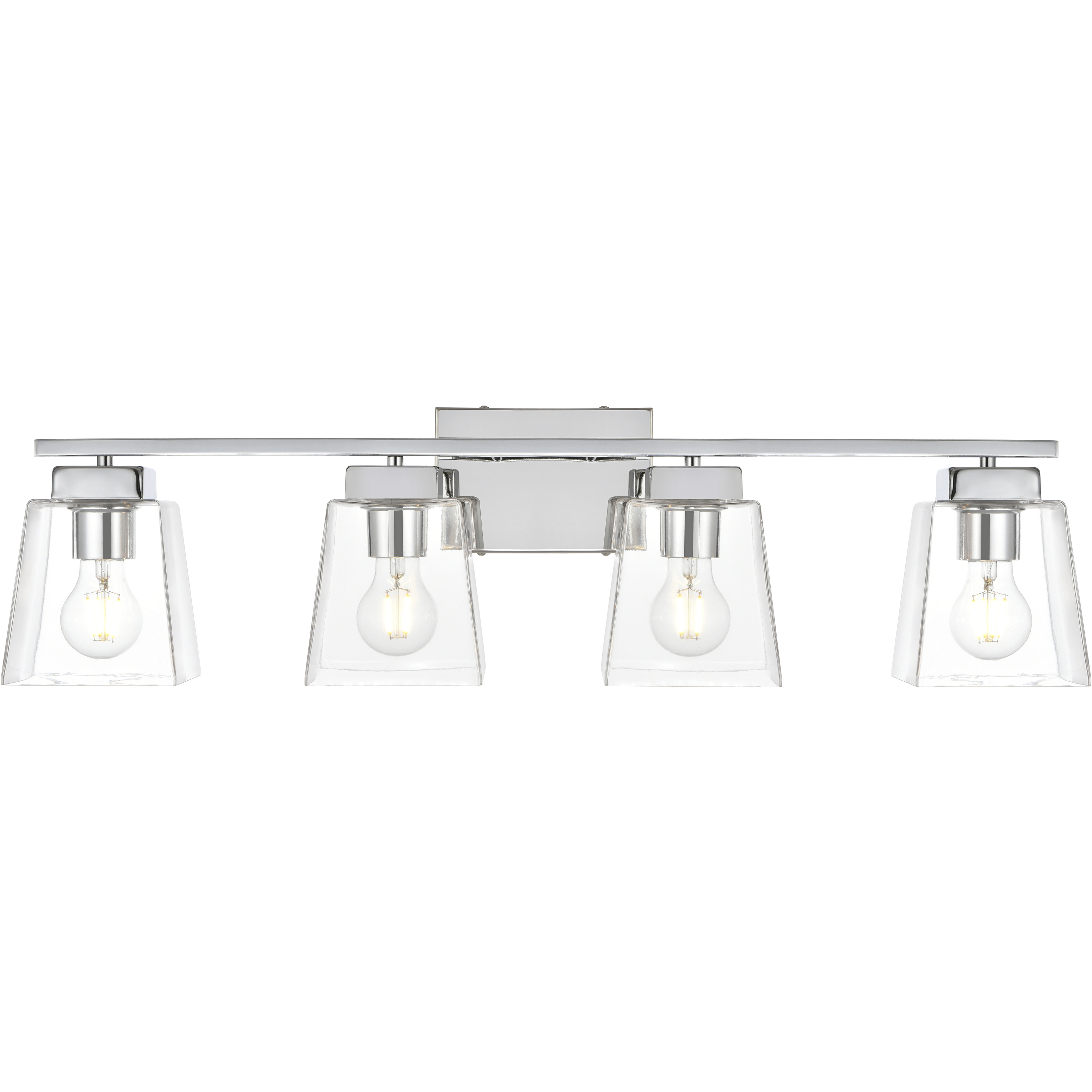 Merrick 4 Light 32 inch Chrome Bath Sconce Wall Light