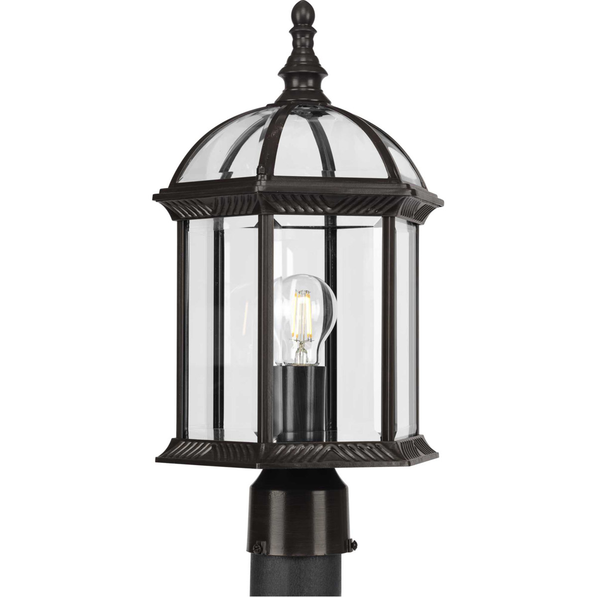 Dillard 1 Light 18 inch Antique Bronze Outdoor Post Lantern