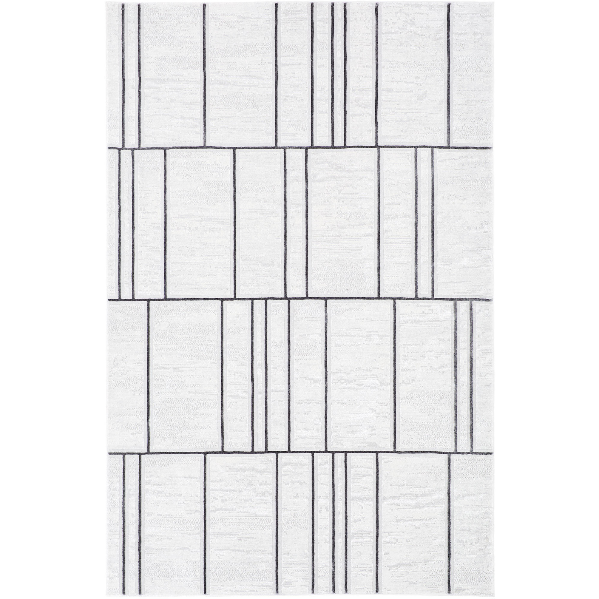 Timeless Luxe 158 X 118 inch Black/White Rug in 10 x 13