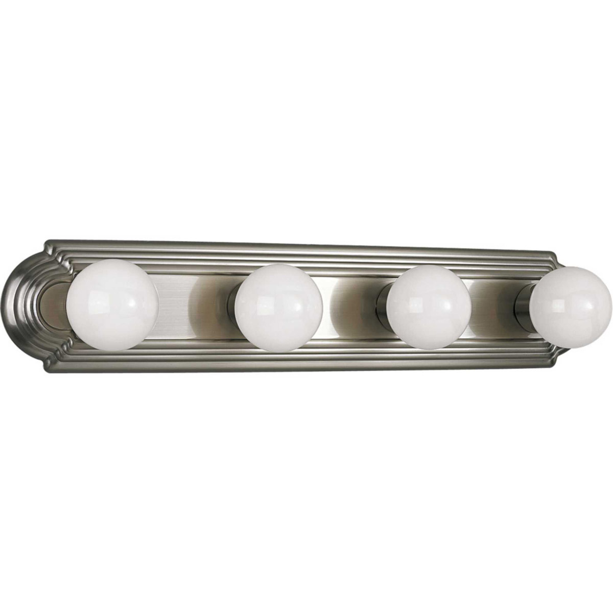 Broadway 4 Light 24 inch Brushed Nickel Bath Vanity Wall Light