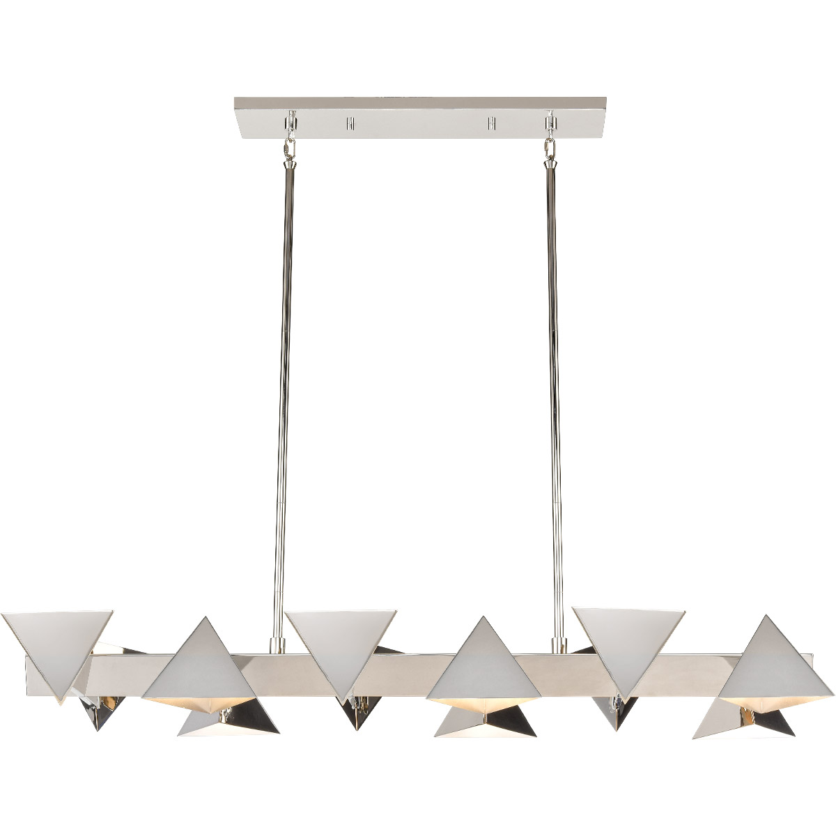 Avante 12 Light 50 inch Polished Nickel Chandelier Ceiling Light
