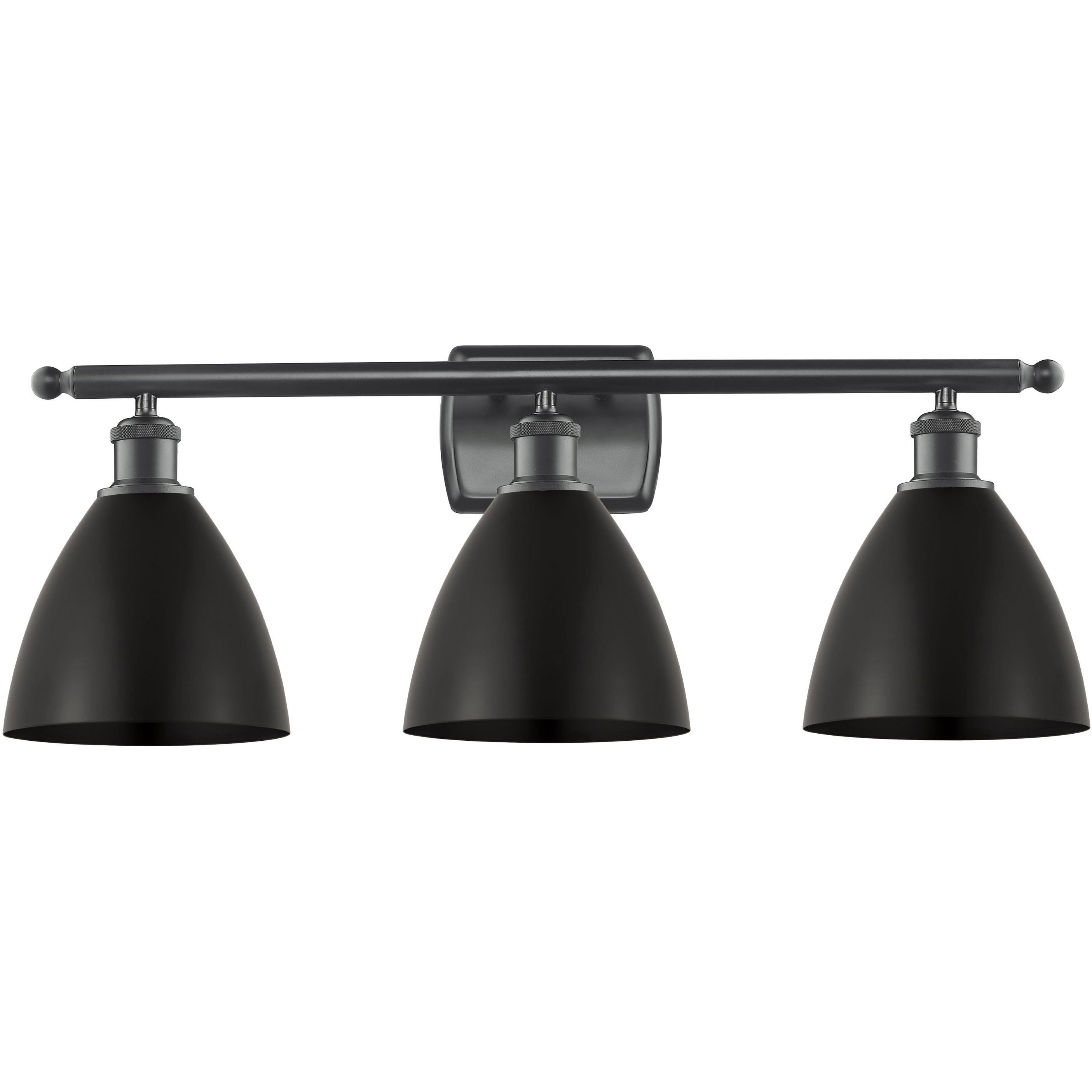 Ballston Dome LED 27.5 inch Matte Black Bath Vanity Light Wall Light