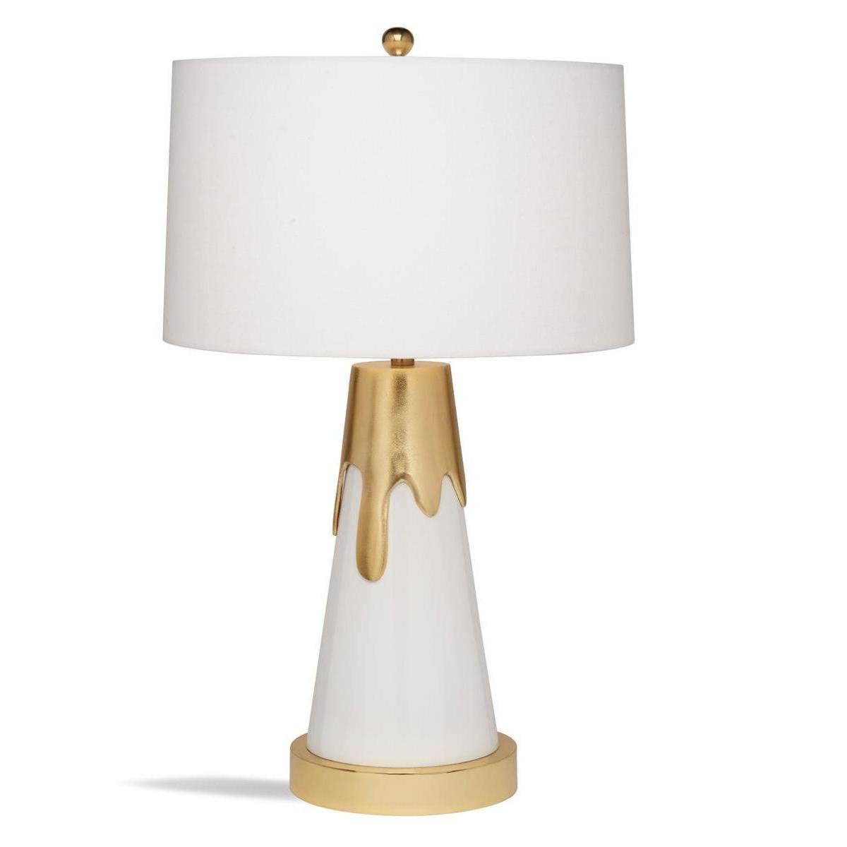 Melted 28 inch 150.00 watt Powdered Table Lamp Portable Light