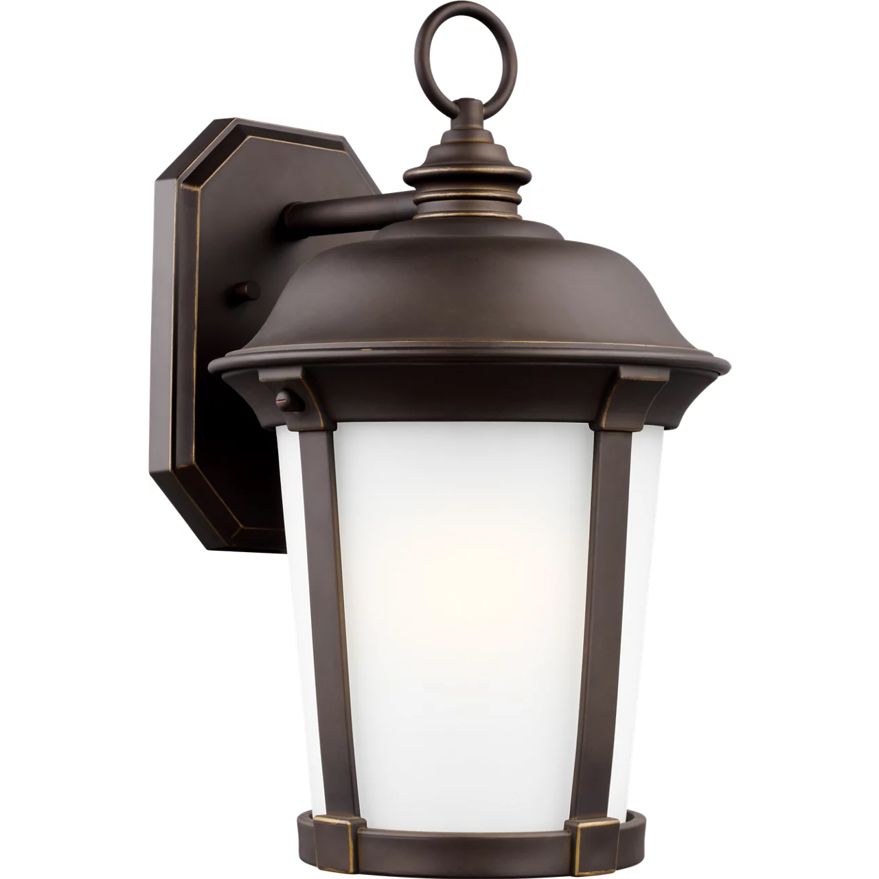 Calder 1 Light 16.5 inch Antique Bronze Outdoor Wall Lantern, Large