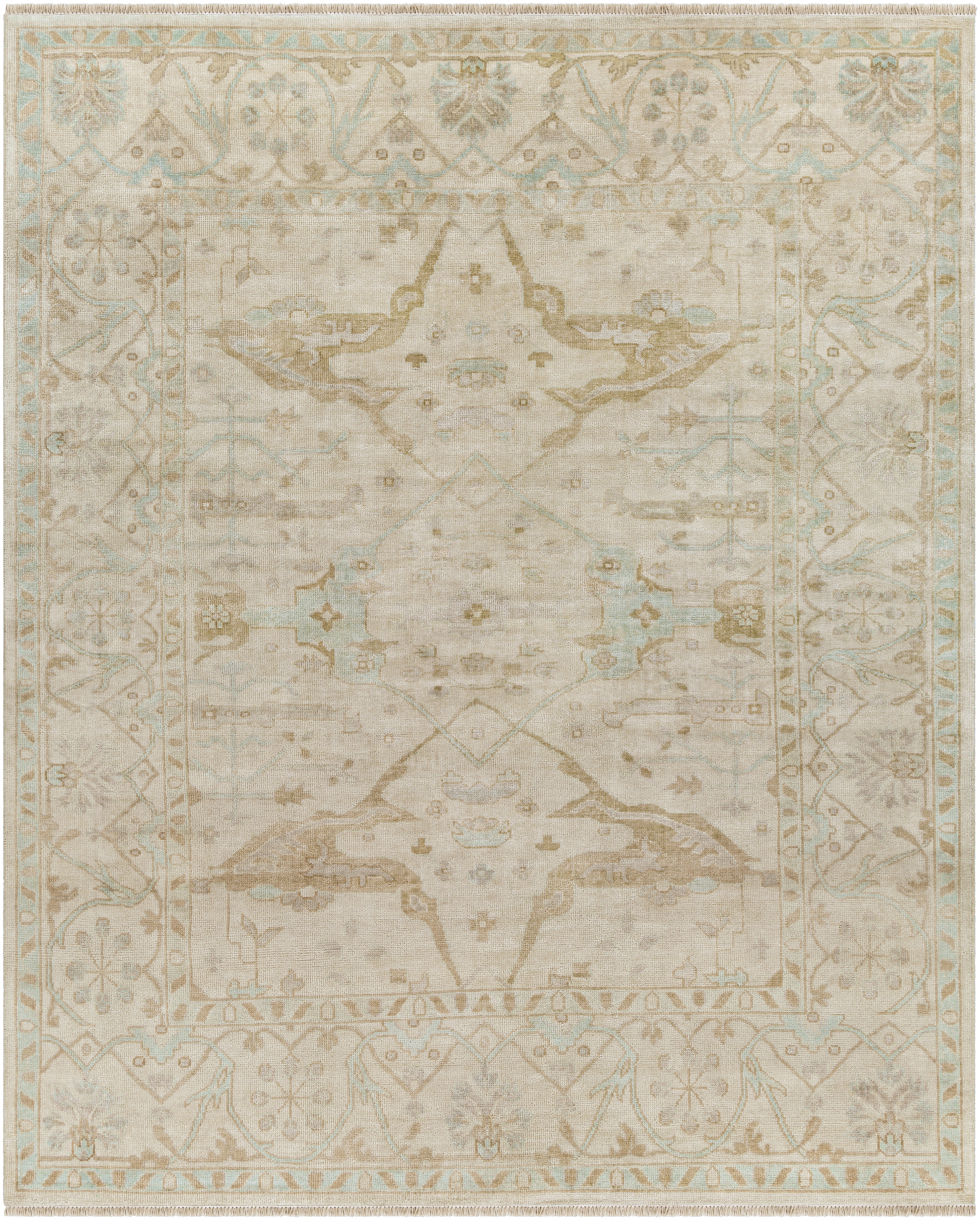 Kinsey 117 X 93 inch Light Sage Rug, Rectangle